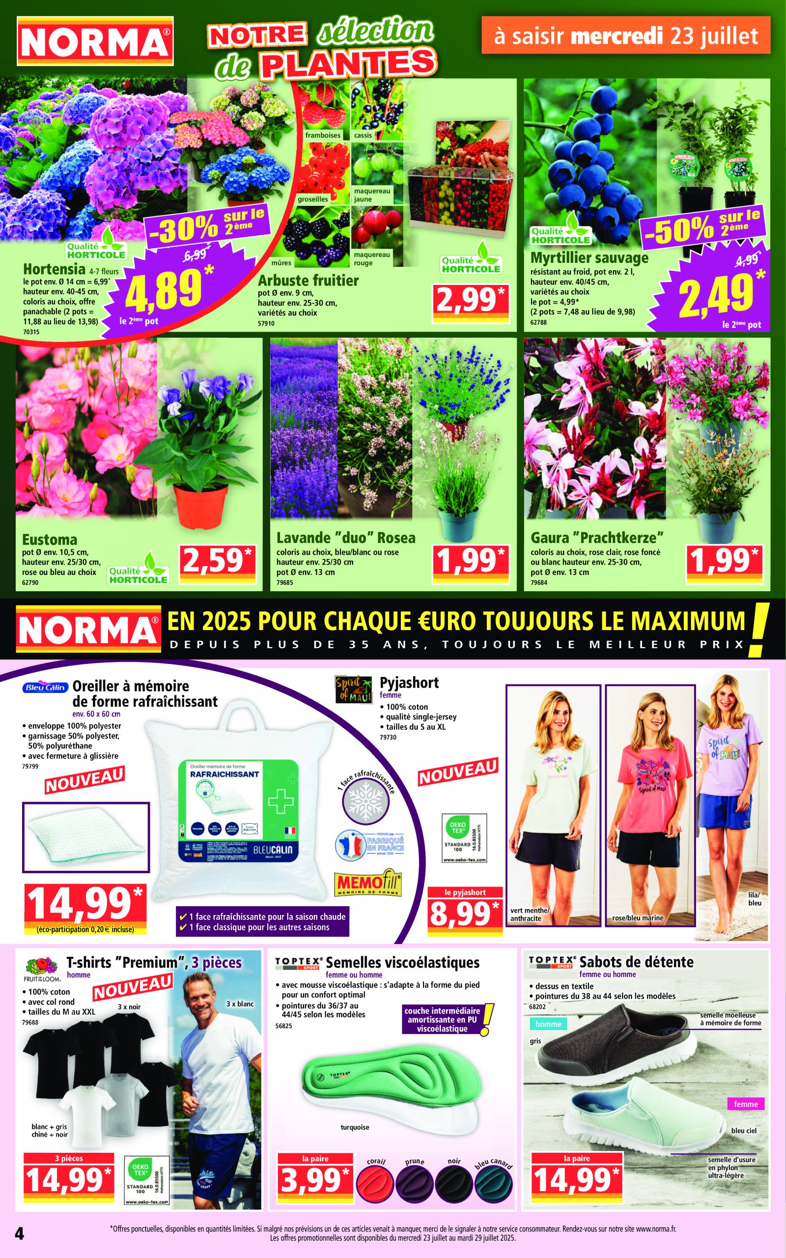 norma - Catalogue NORMA valable du 23/07 au 29/07 - page: 4