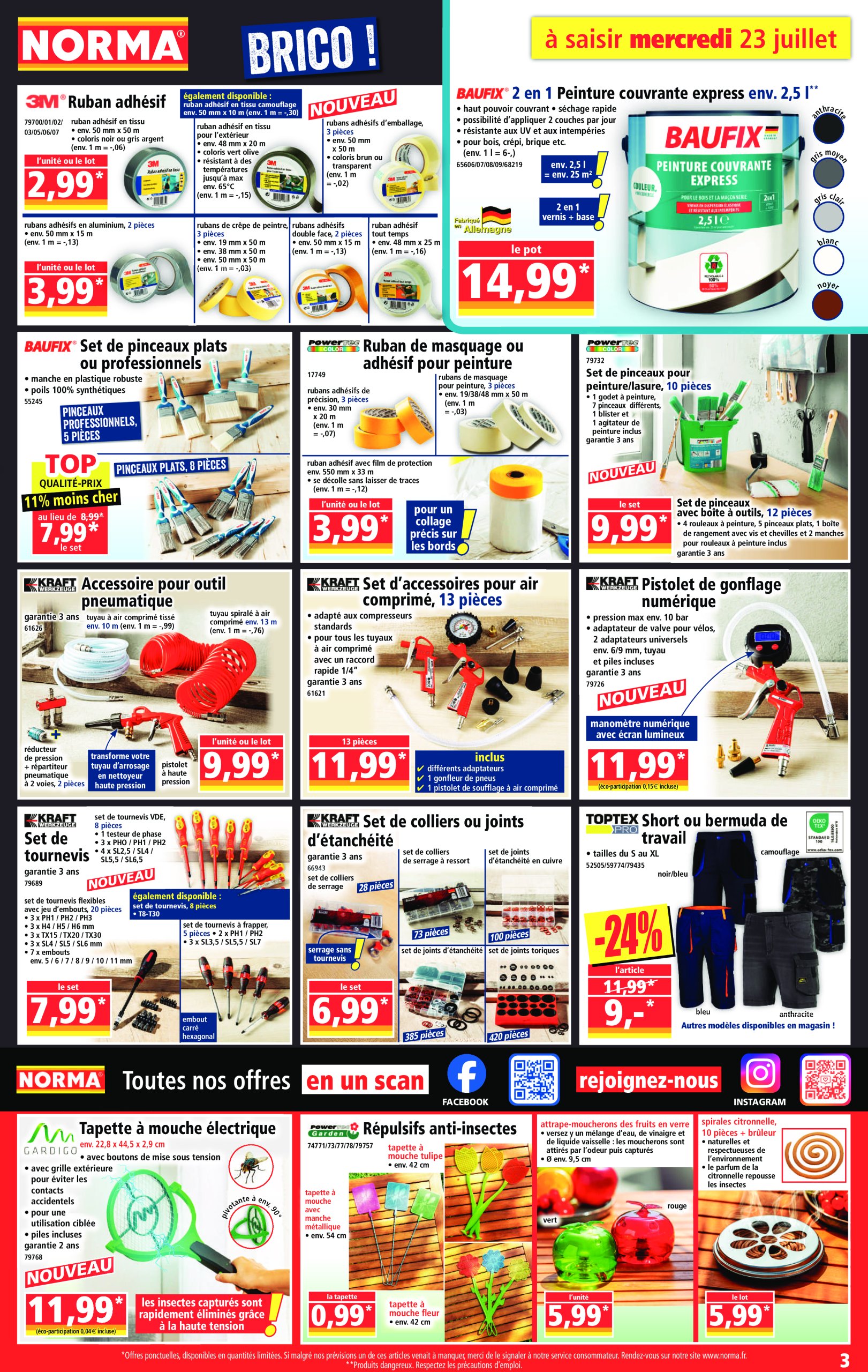 norma - Catalogue NORMA valable du 23/07 au 29/07 - page: 3