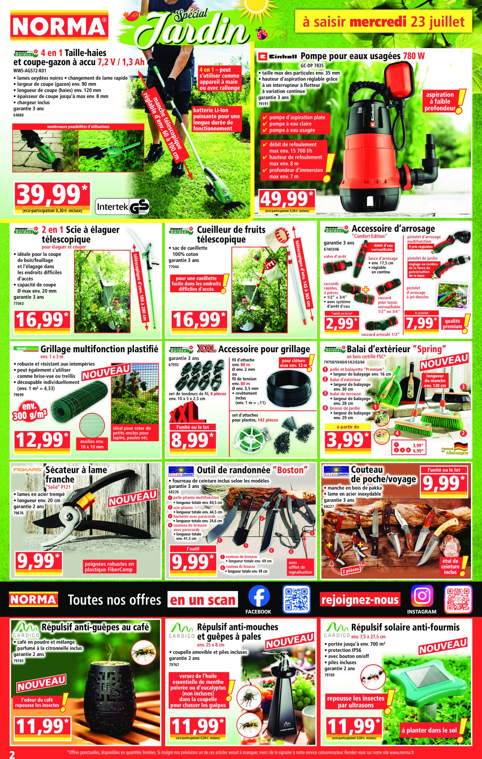 norma - Catalogue NORMA valable du 23/07 au 29/07 - page: 2