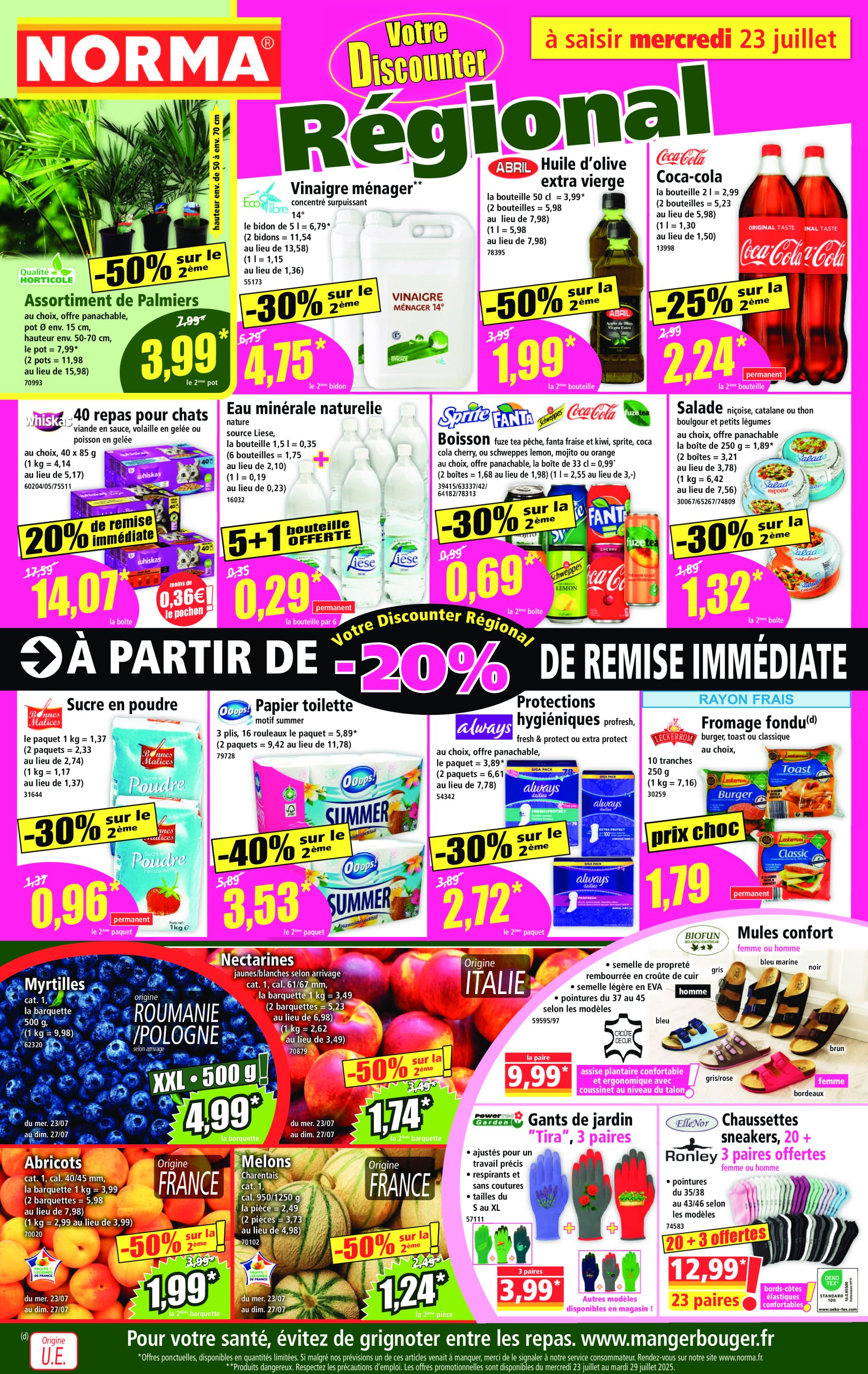 norma - Catalogue NORMA valable du 23/07 au 29/07