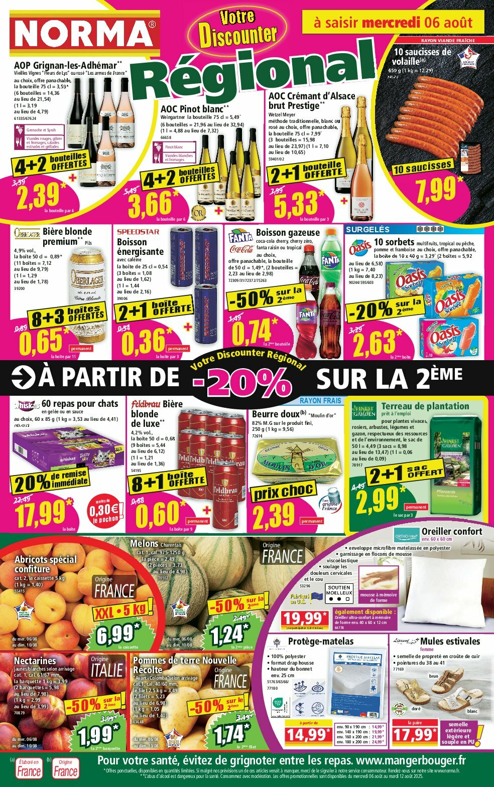 norma - Catalogue NORMA valable du 06/08 au 12/08