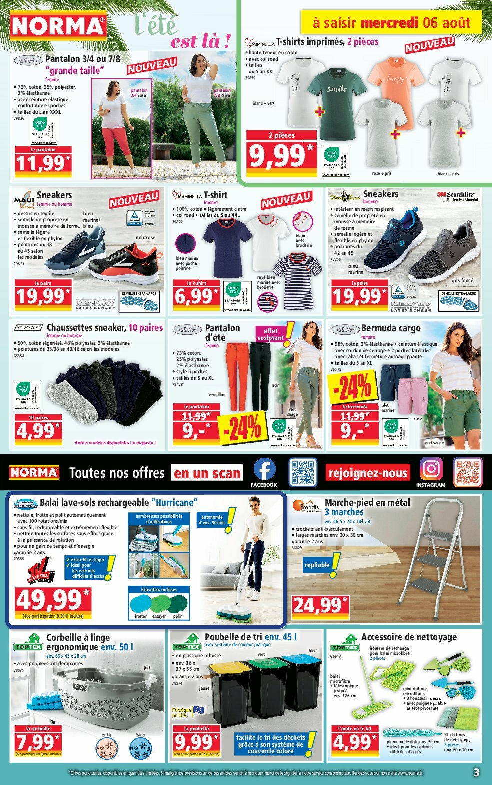 norma - Catalogue NORMA valable du 06/08 au 12/08 - page: 3