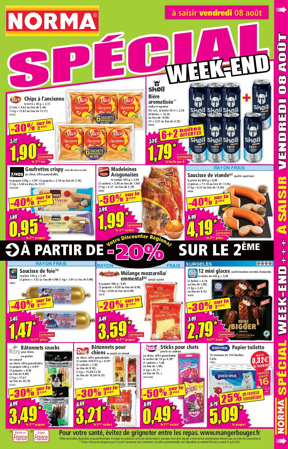 norma - Catalogue NORMA valable du 06/08 au 12/08 - page: 11