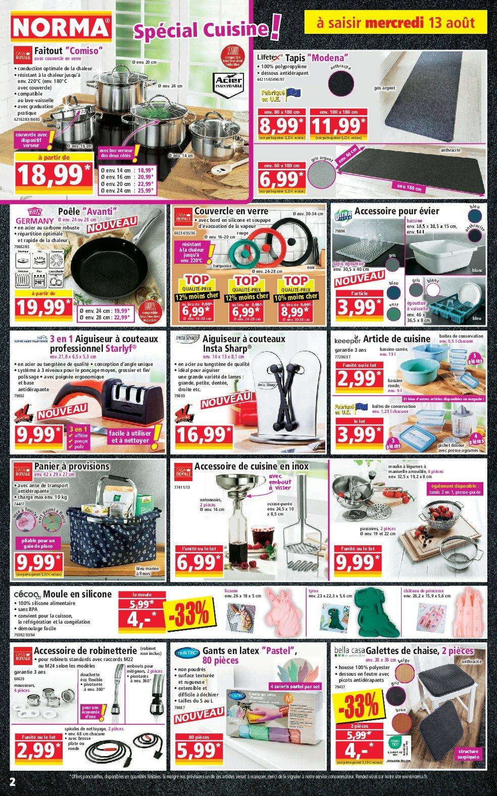 norma - Catalogue NORMA valable du 13/08 au 19/08 - page: 2