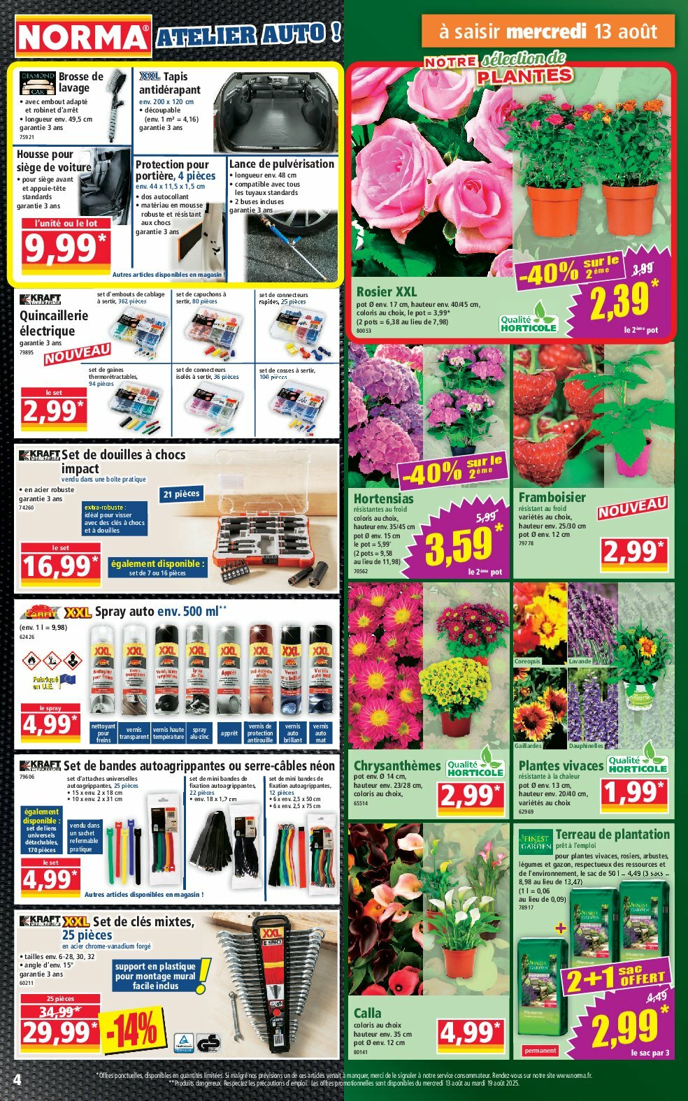 norma - Catalogue NORMA valable du 13/08 au 19/08 - page: 4