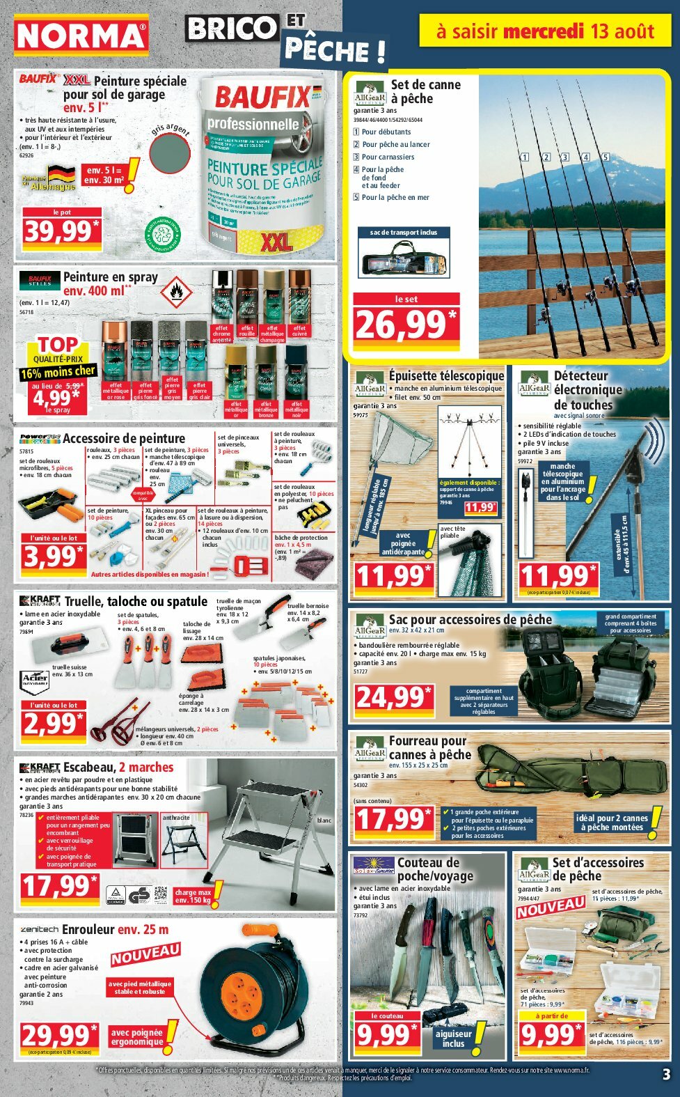norma - Catalogue NORMA valable du 13/08 au 19/08 - page: 3