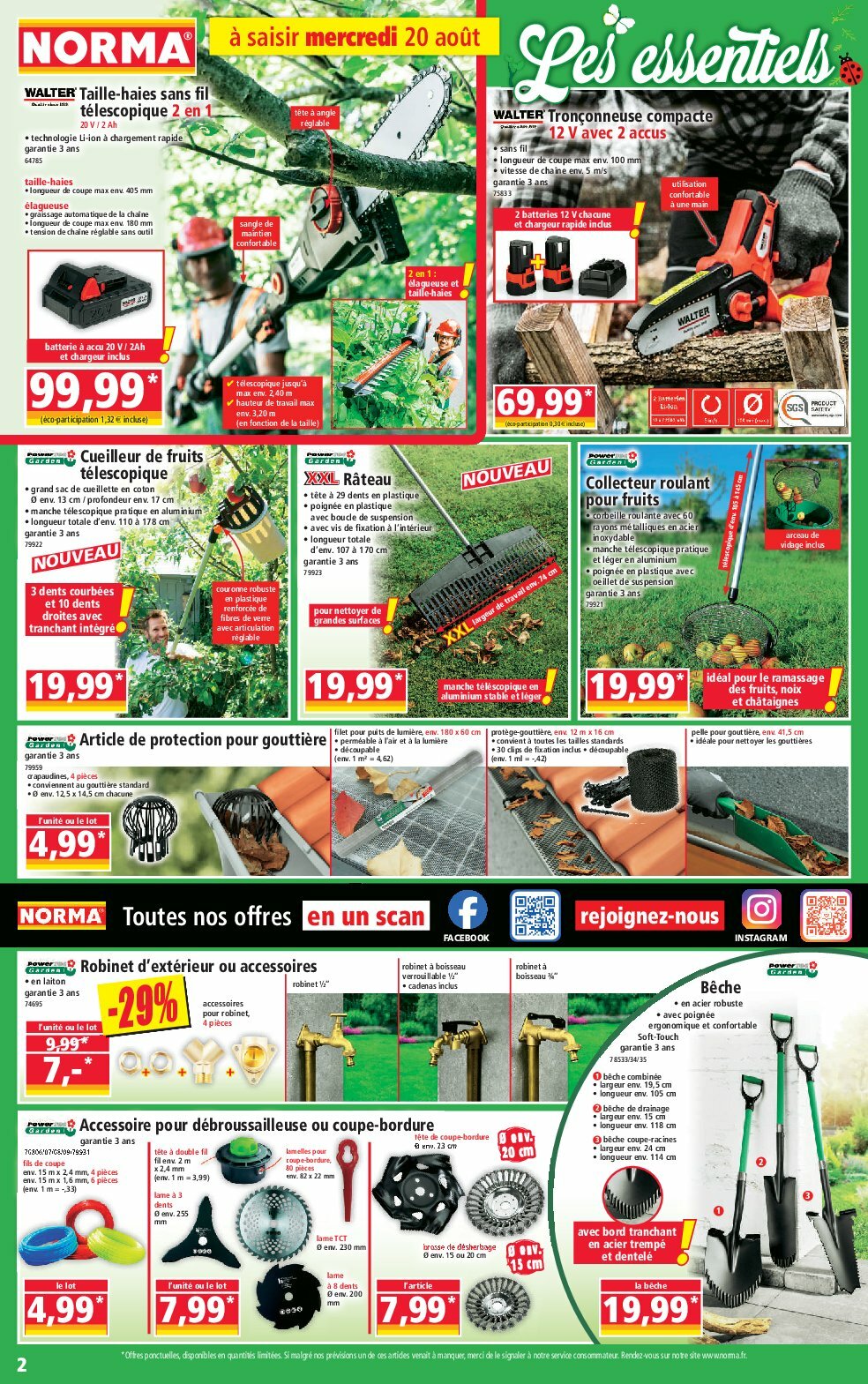 norma - Catalogue NORMA valable du 20/08 au 26/08 - page: 2