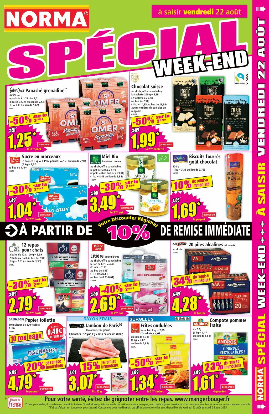 norma - Catalogue NORMA valable du 20/08 au 26/08 - page: 11