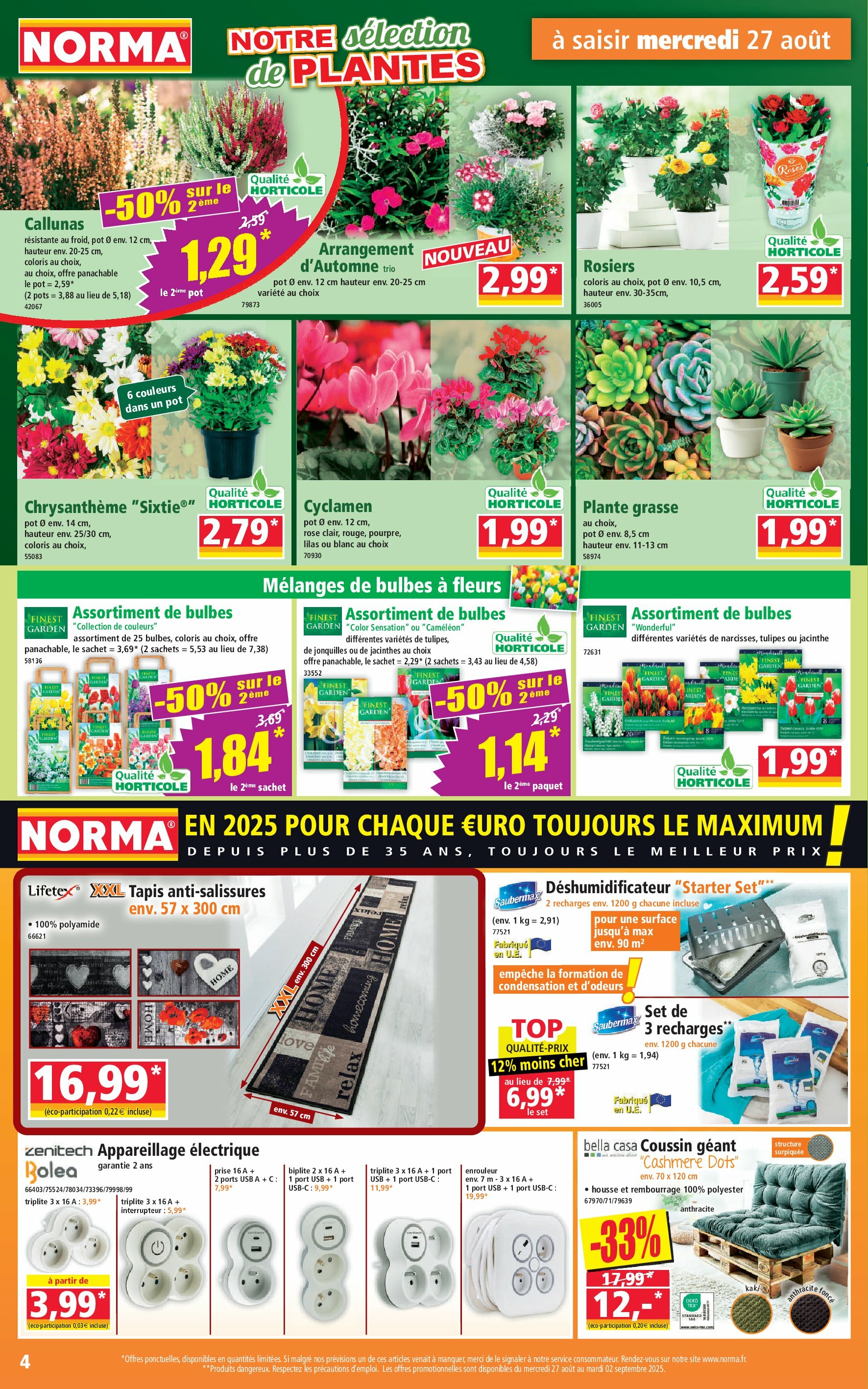 norma - Catalogue NORMA valable du 27/08 au 02/09 - page: 4