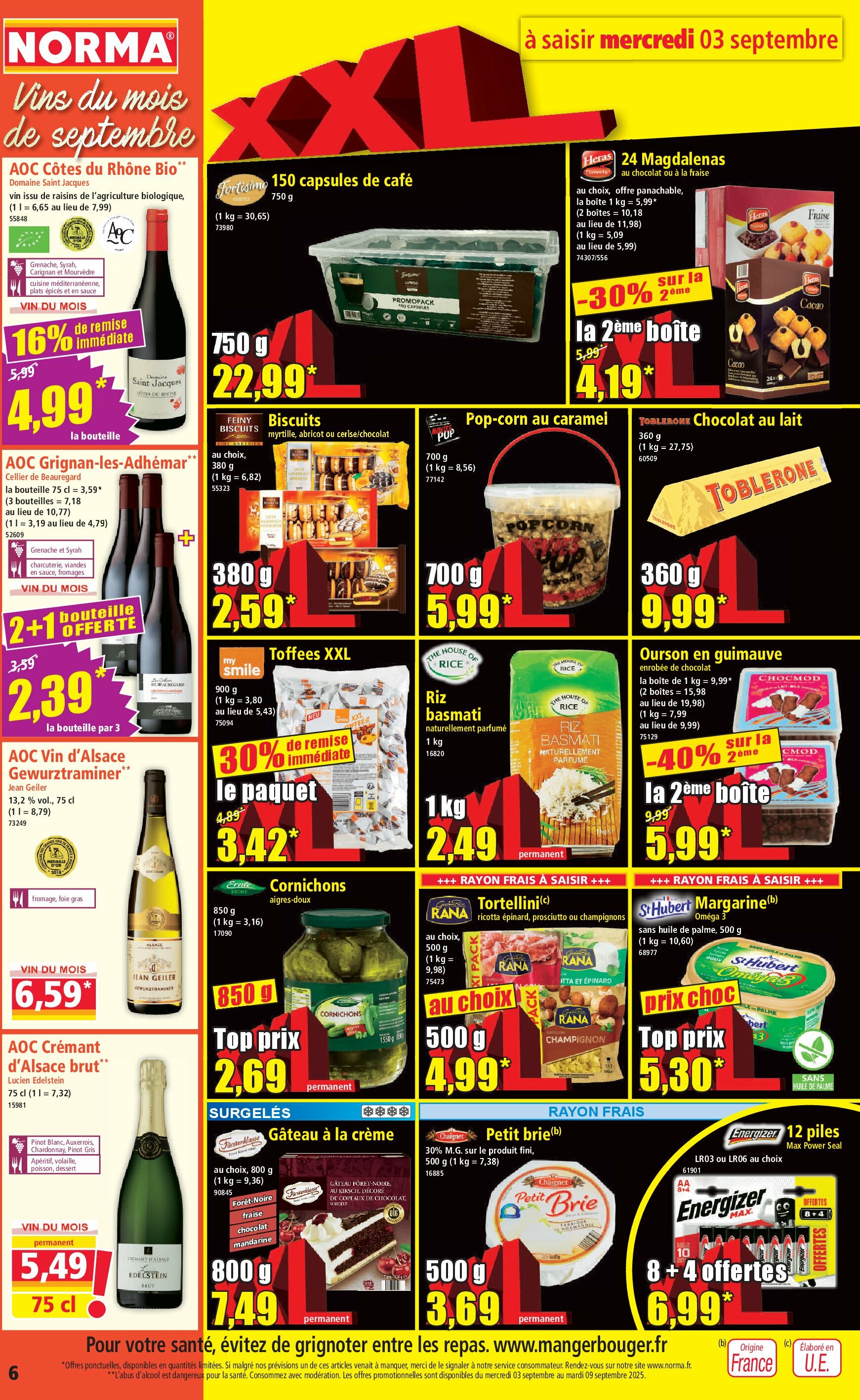 norma - Catalogue NORMA valable du 03/09 au 09/09 - page: 6