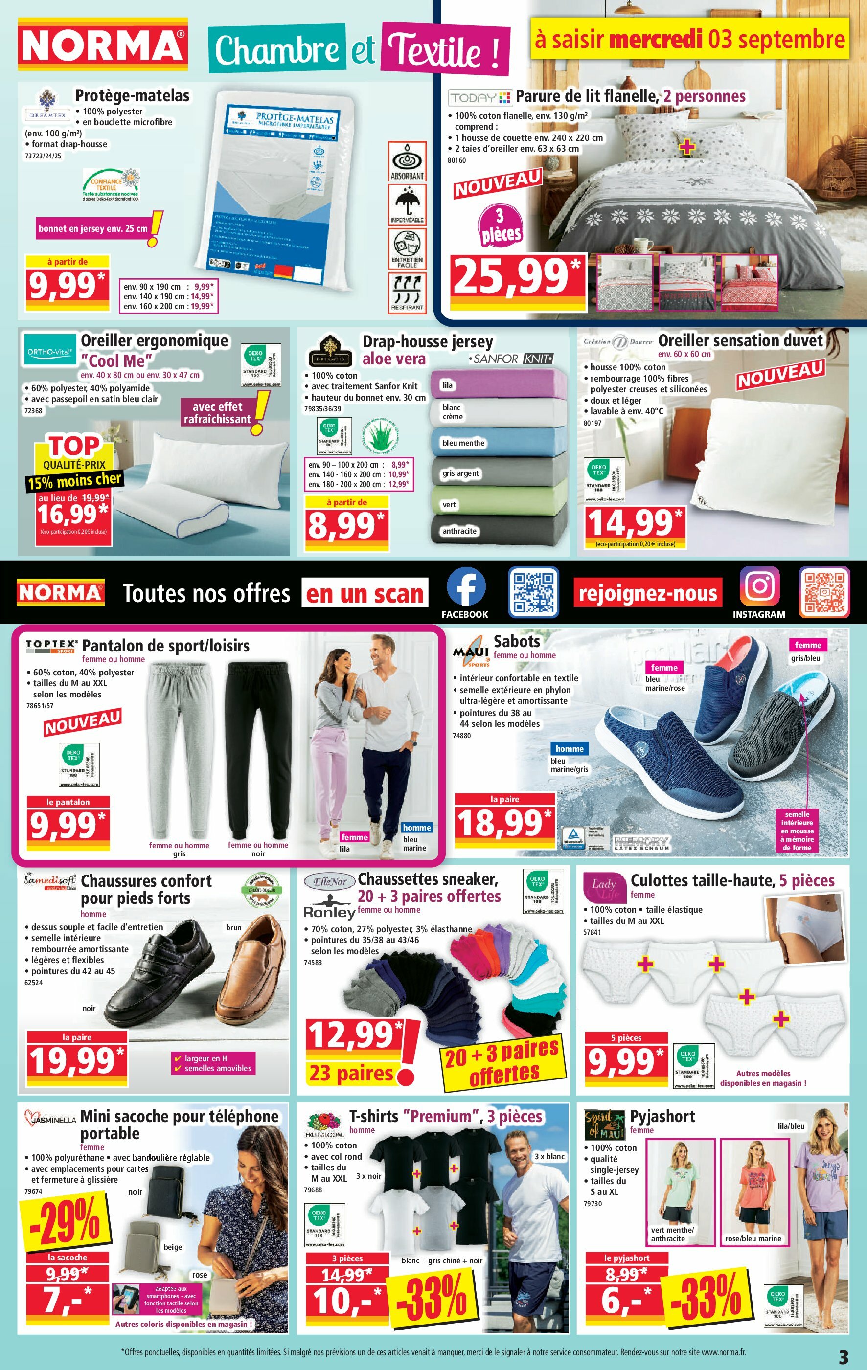 norma - Catalogue NORMA valable du 03/09 au 09/09 - page: 3