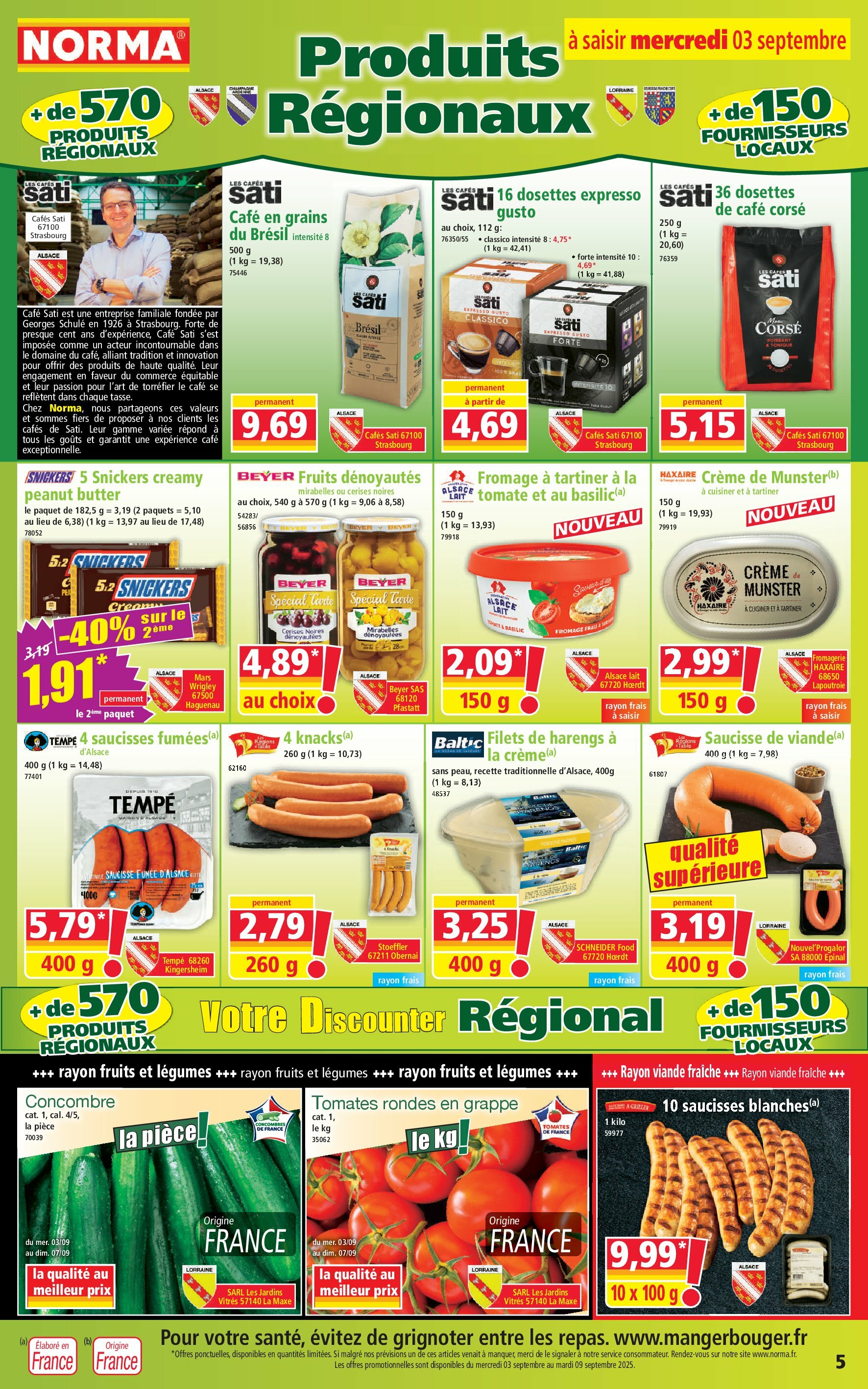 norma - Catalogue NORMA valable du 03/09 au 09/09 - page: 5