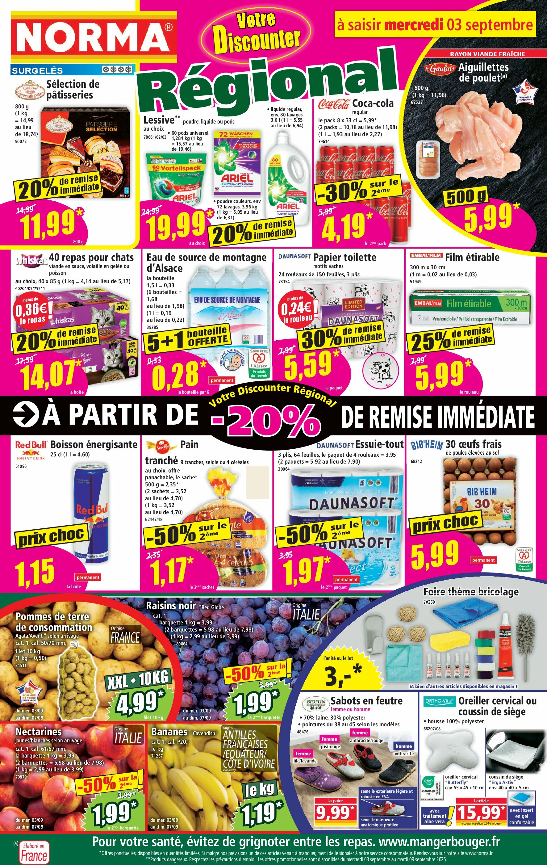 norma - Catalogue NORMA valable du 03/09 au 09/09