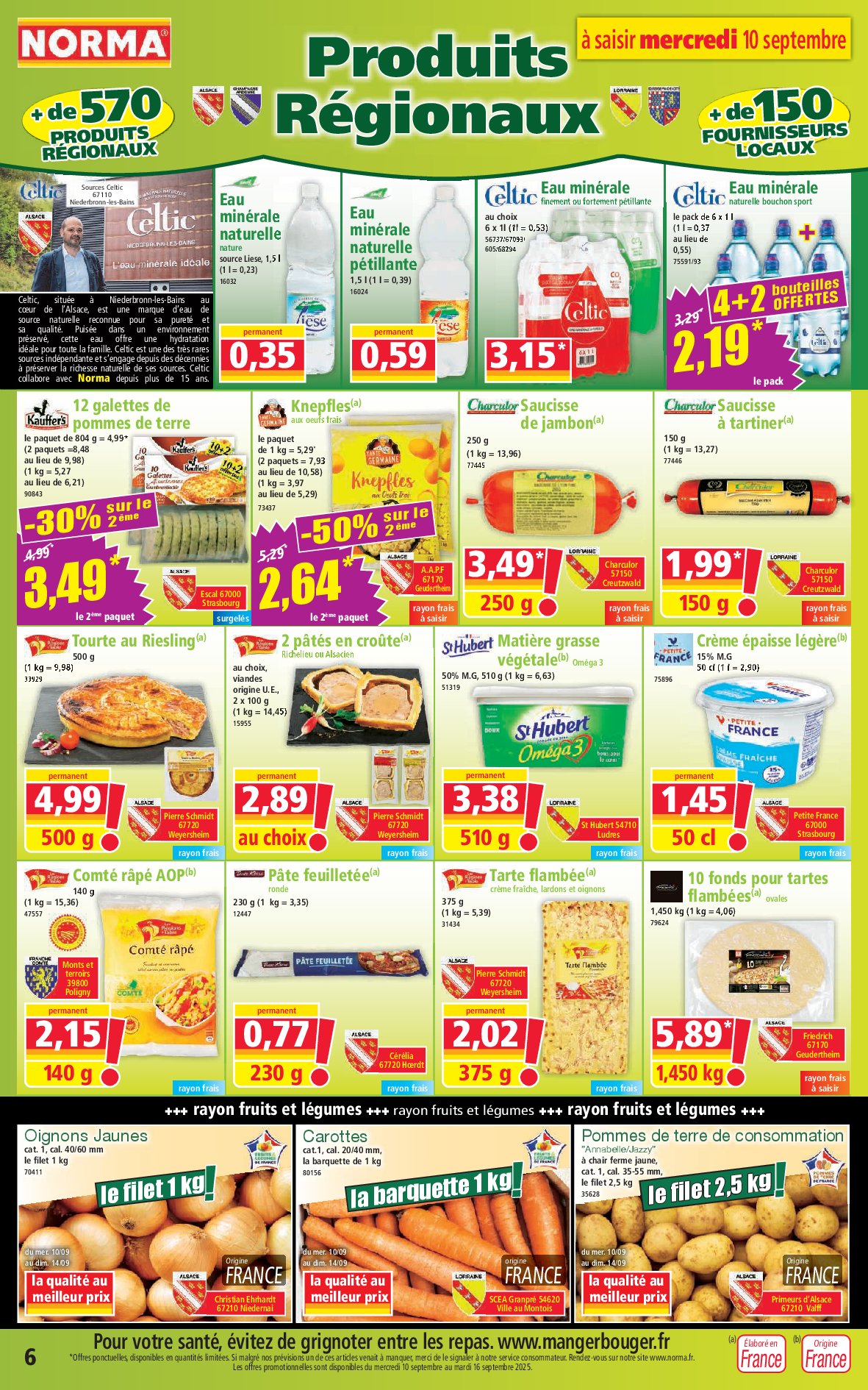 norma - Catalogue NORMA valable du 10/09 au 16/09 - page: 6