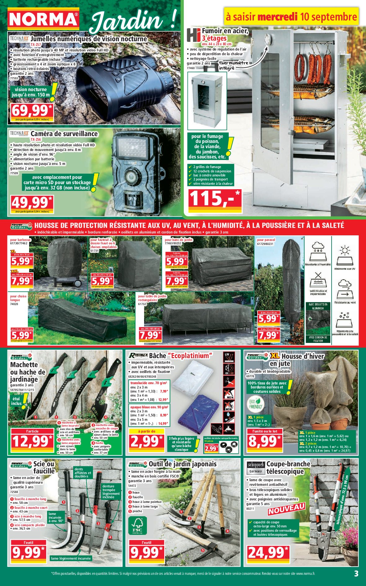 norma - Catalogue NORMA valable du 10/09 au 16/09 - page: 3