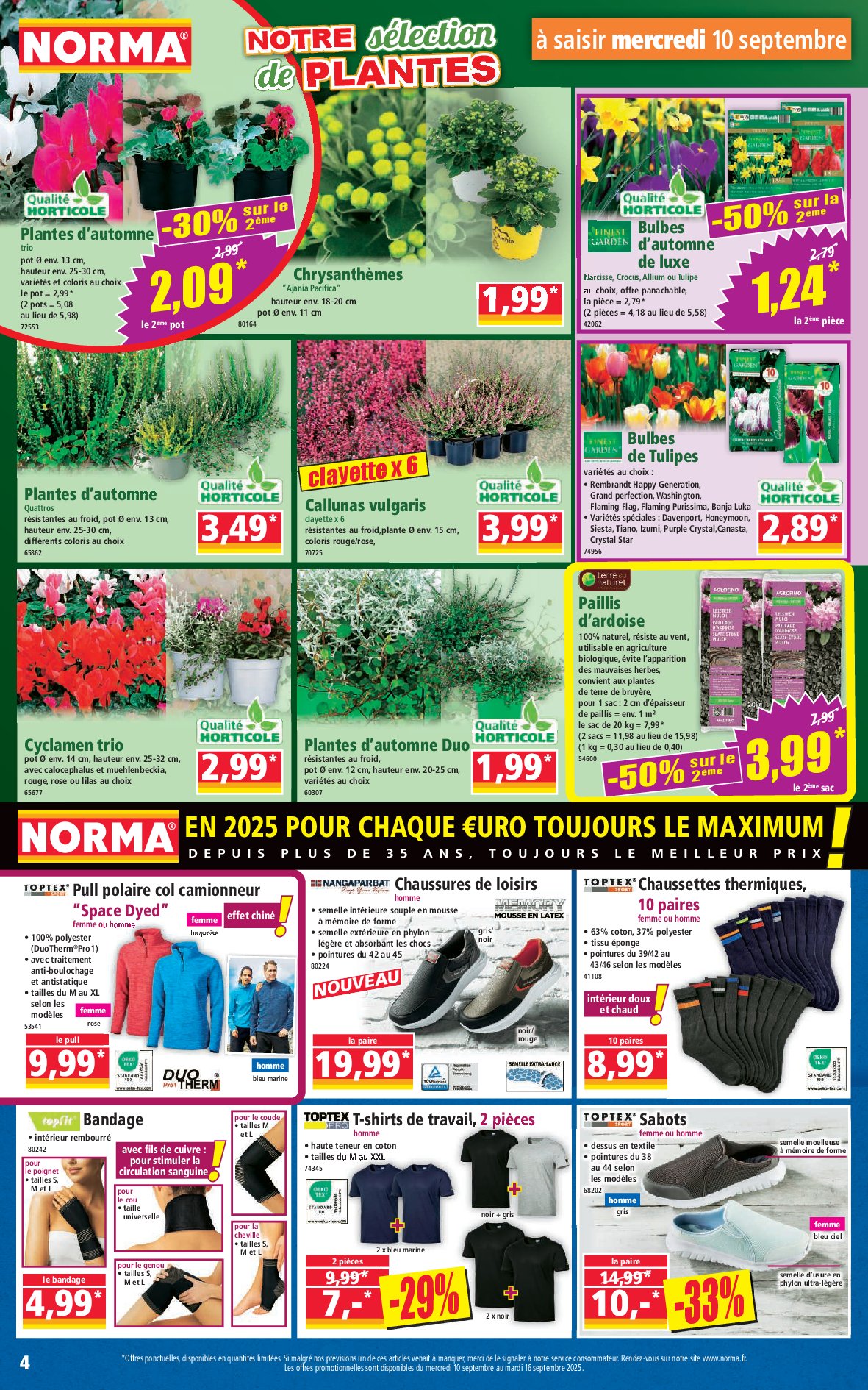 norma - Catalogue NORMA valable du 10/09 au 16/09 - page: 4