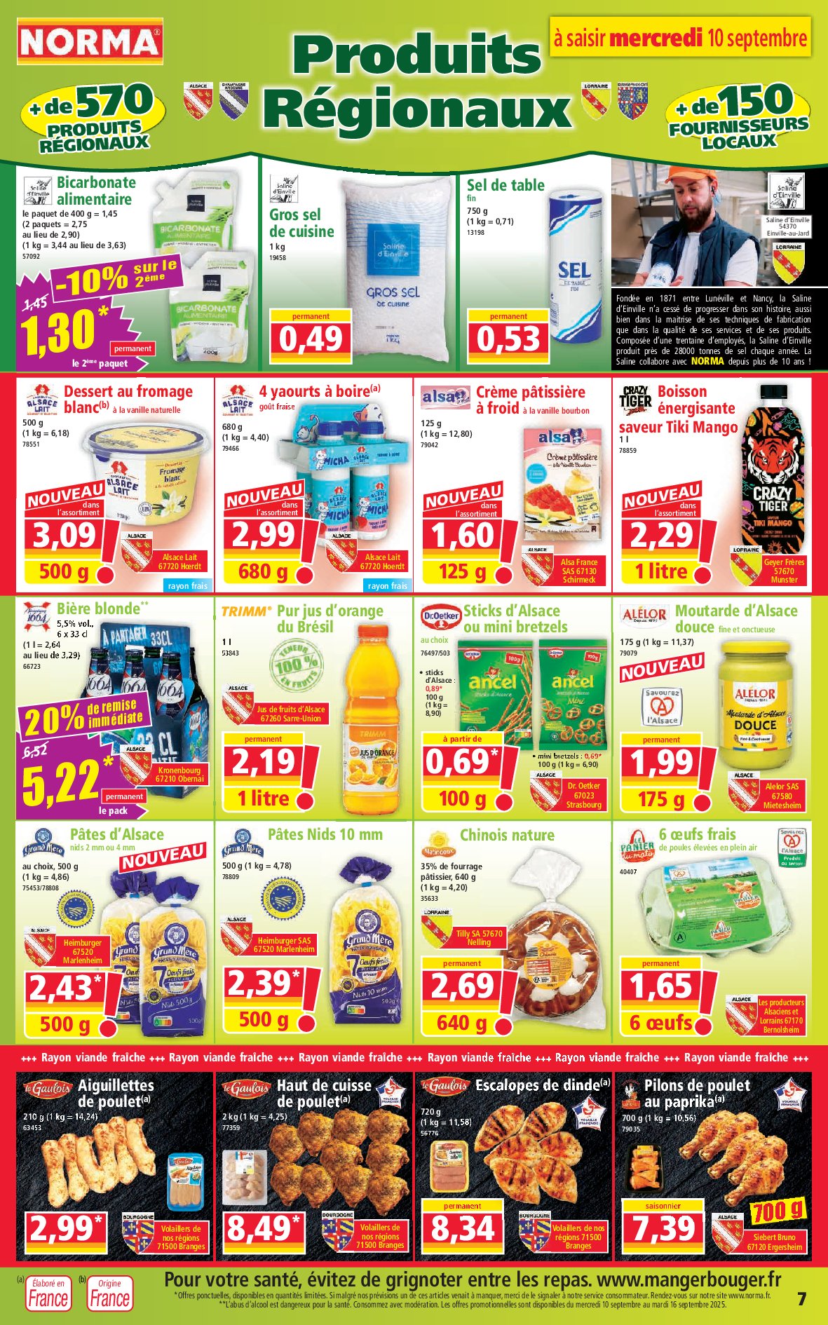 norma - Catalogue NORMA valable du 10/09 au 16/09 - page: 7
