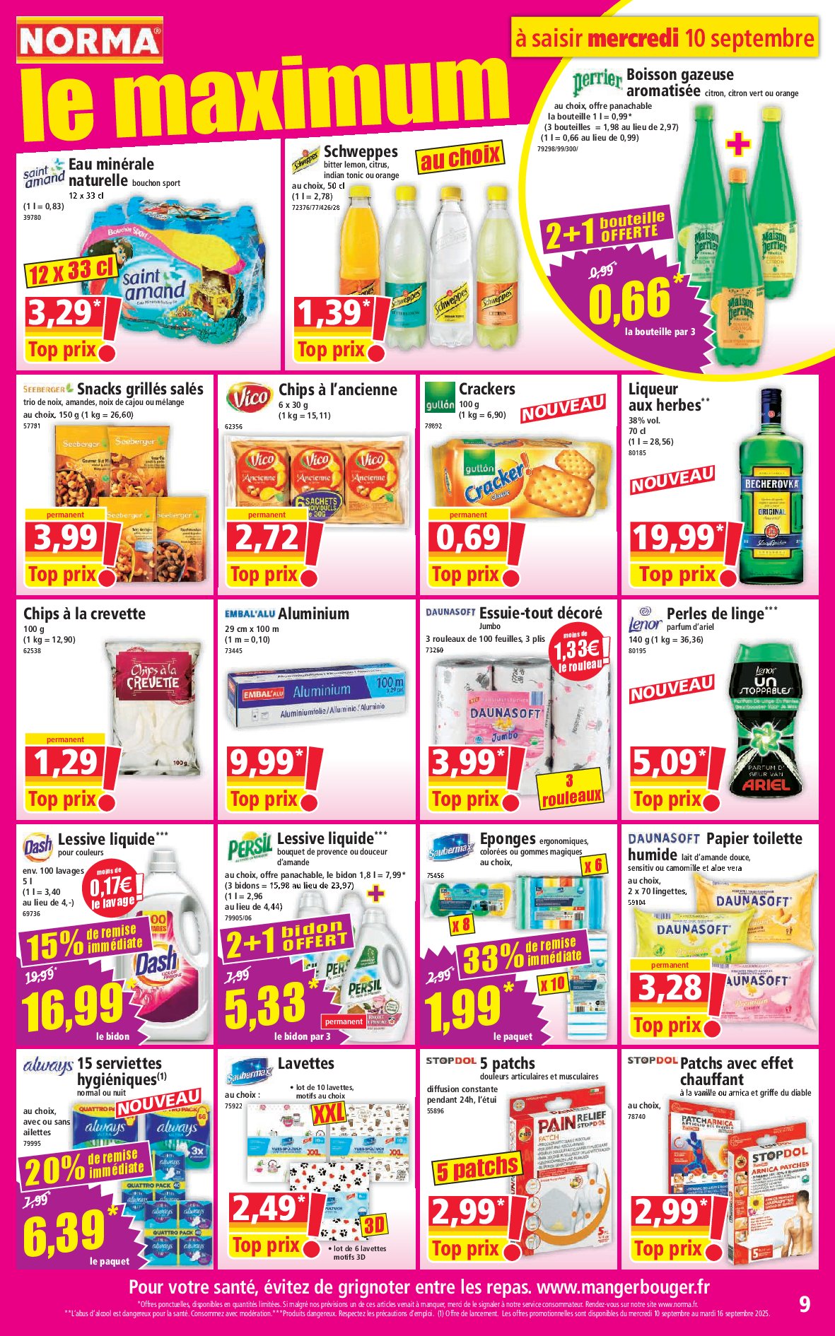 norma - Catalogue NORMA valable du 10/09 au 16/09 - page: 9