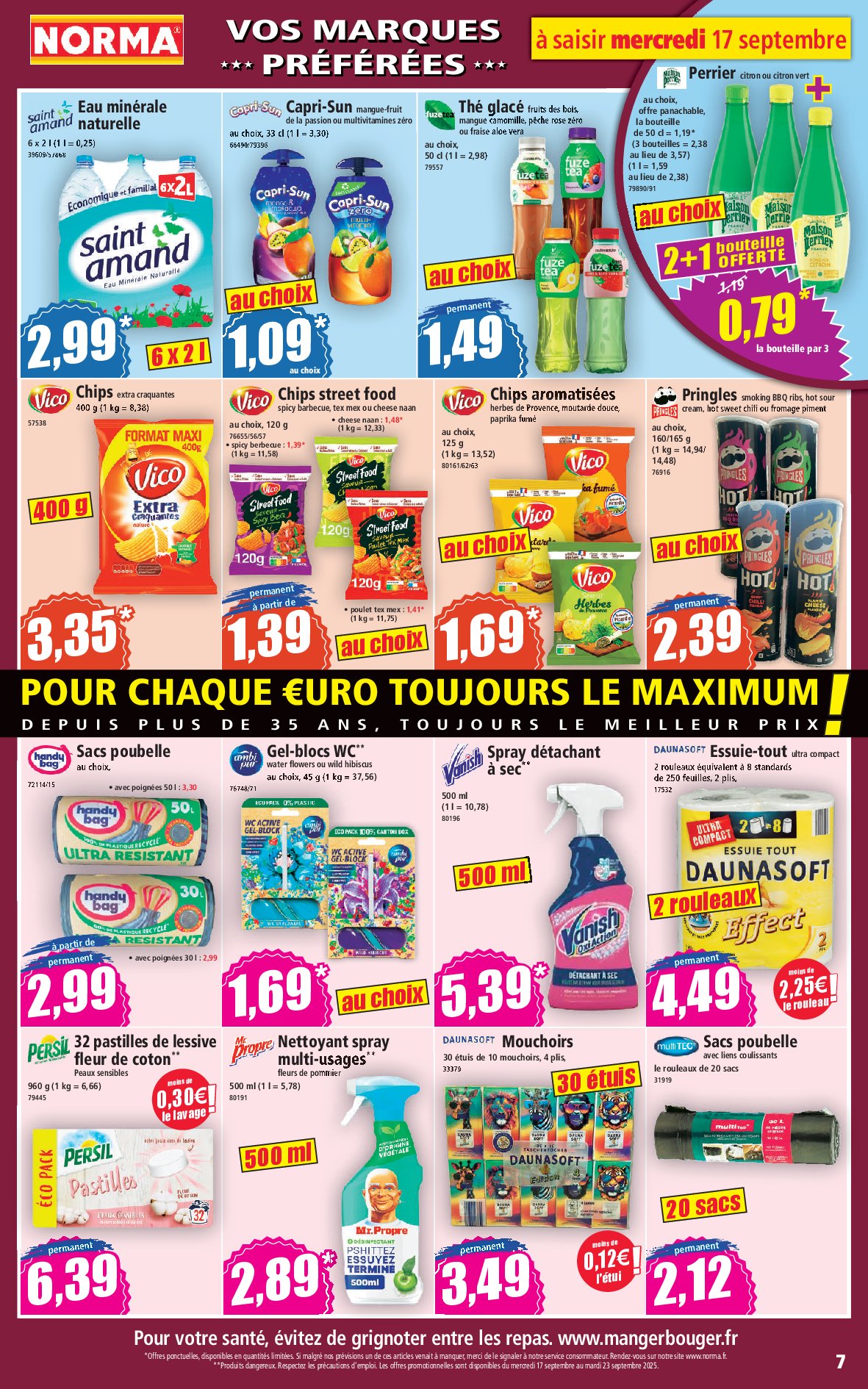 norma - Catalogue NORMA valable du 17/09 au 23/09 - page: 7