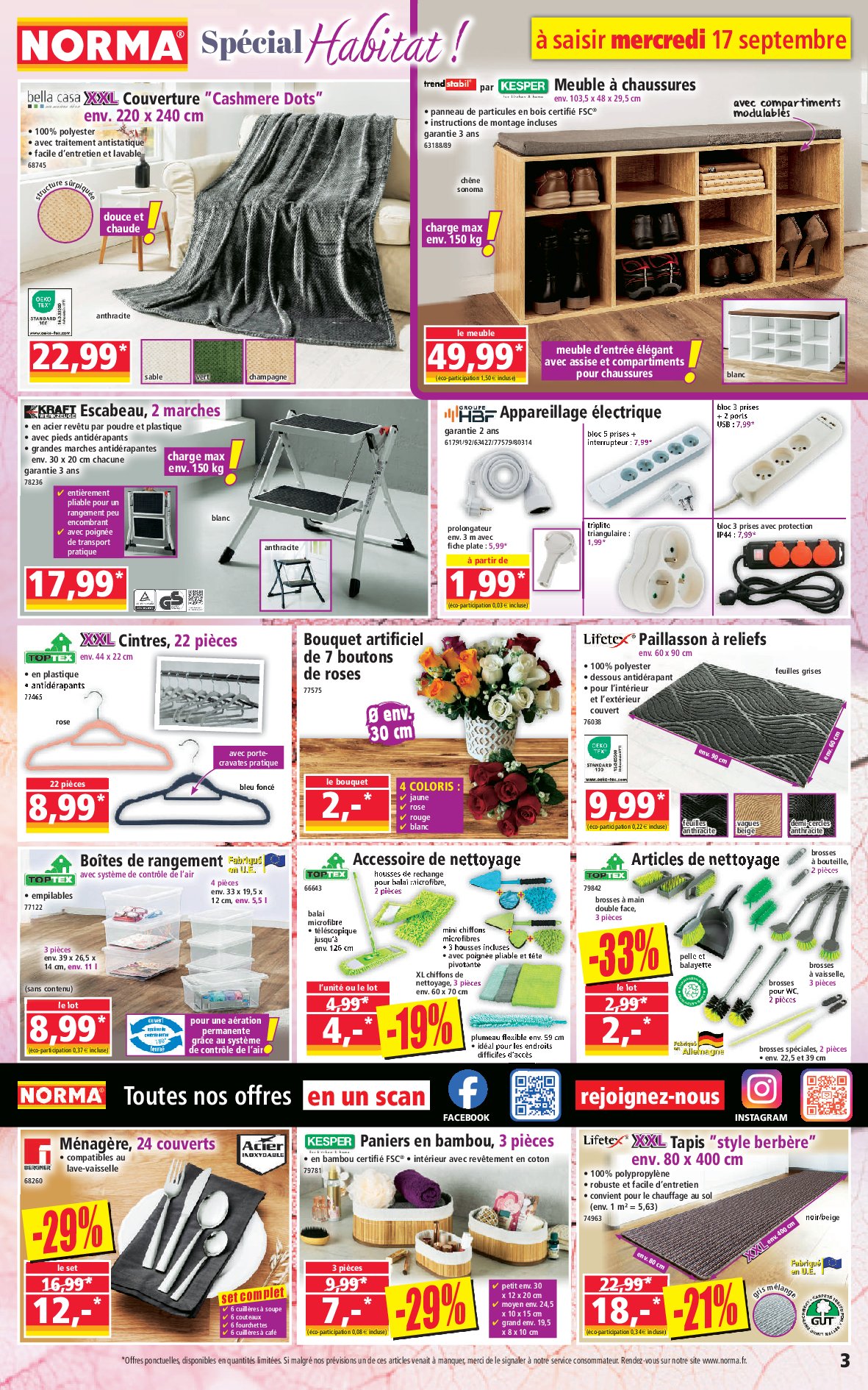 norma - Catalogue NORMA valable du 17/09 au 23/09 - page: 3