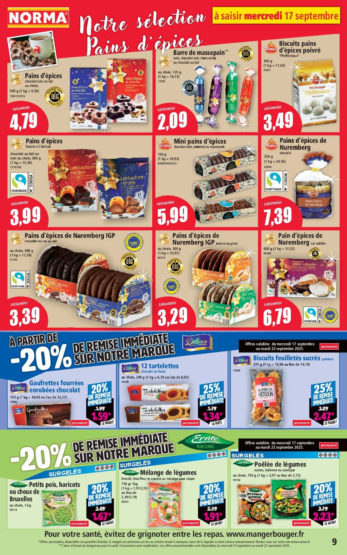 norma - Catalogue NORMA valable du 17/09 au 23/09 - page: 9