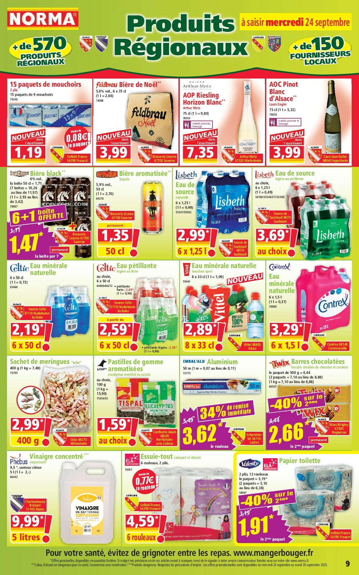 norma - Catalogue NORMA valable du 24/09 au 30/09 - page: 9