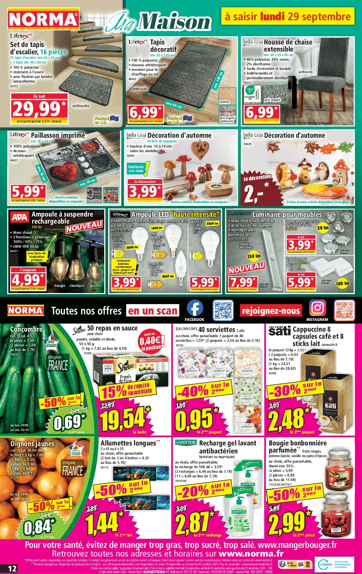 norma - Catalogue NORMA valable du 24/09 au 30/09 - page: 12