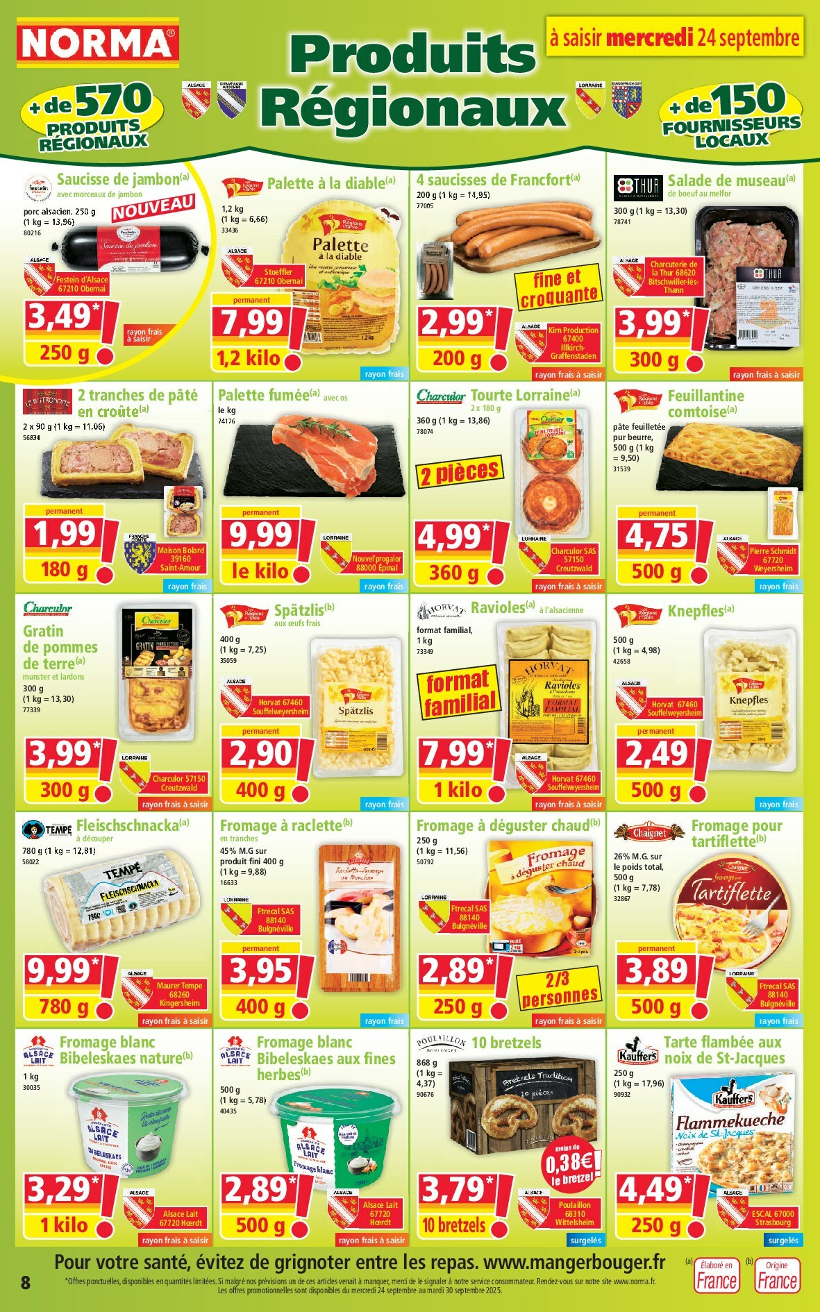 norma - Catalogue NORMA valable du 24/09 au 30/09 - page: 8