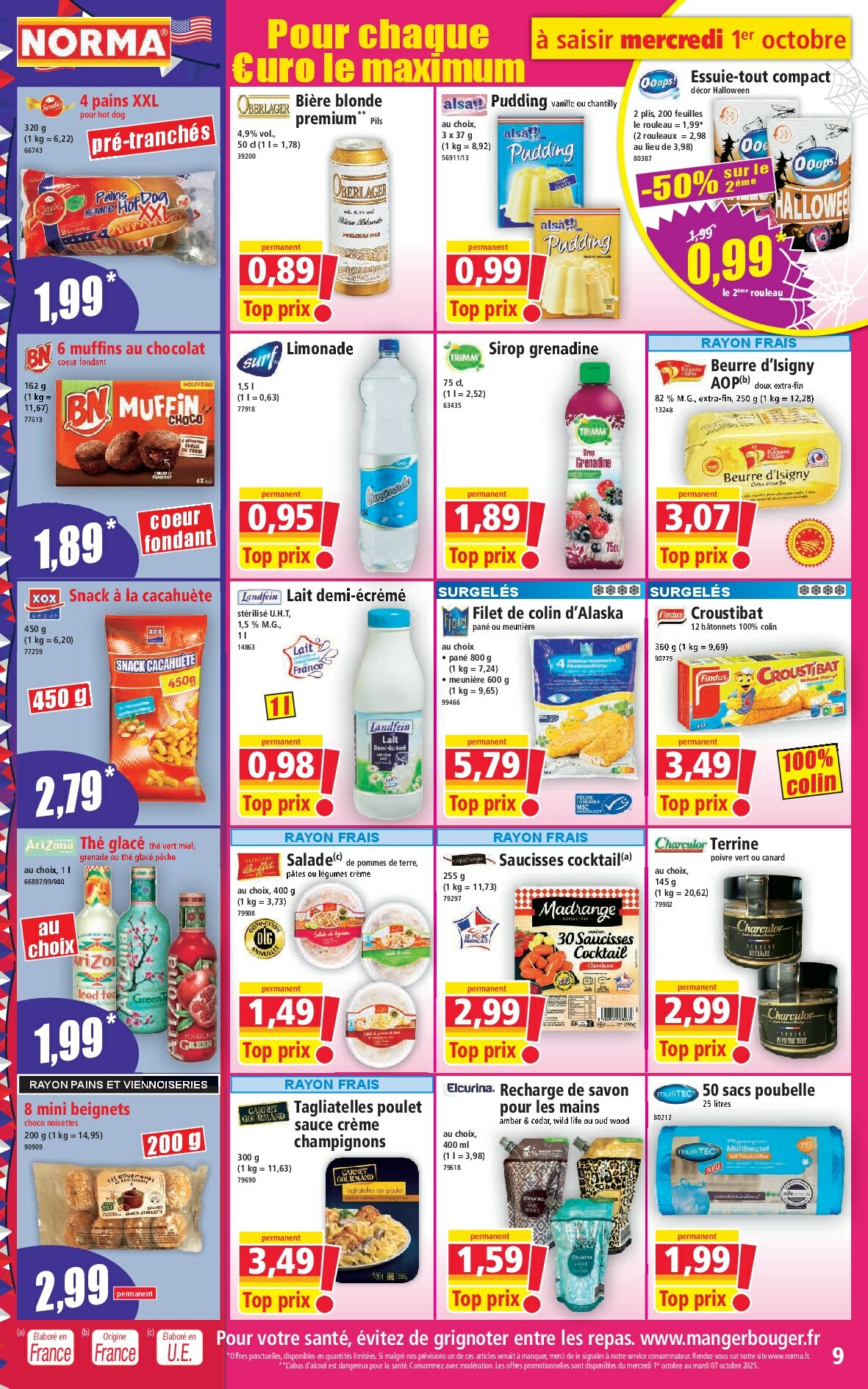 norma - Catalogue NORMA valable du 01/10 au 07/10 - page: 9