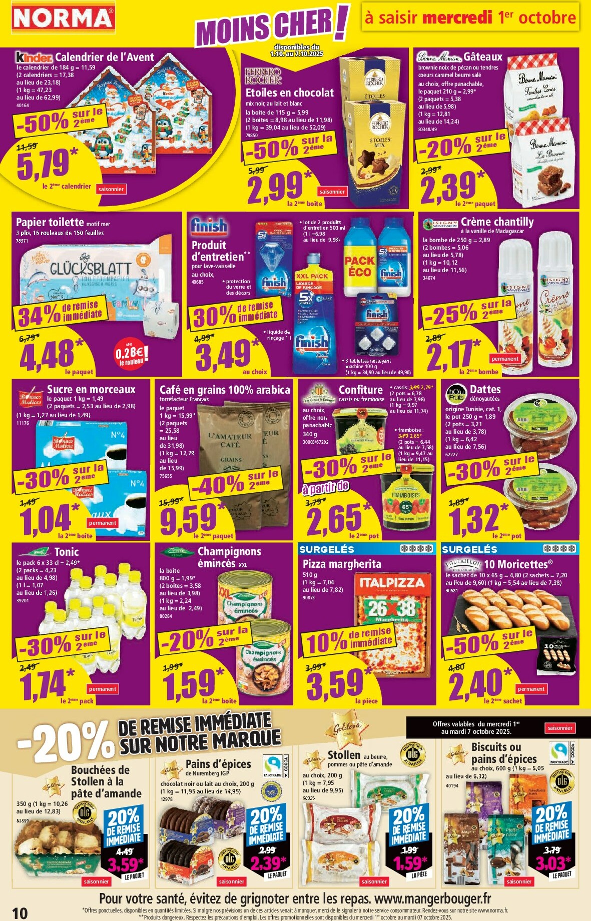 norma - Catalogue NORMA valable du 01/10 au 07/10 - page: 10