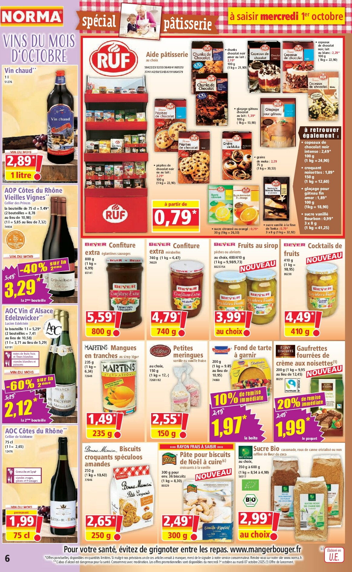 norma - Catalogue NORMA valable du 01/10 au 07/10 - page: 6
