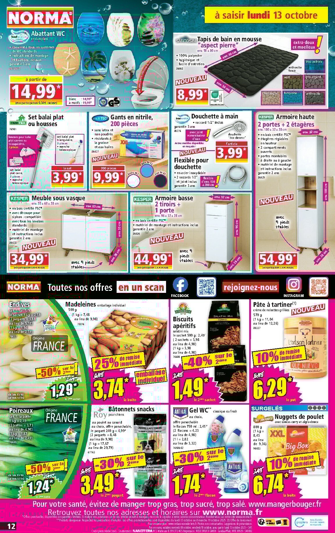 norma - Catalogue NORMA valable du 08/10 au 14/10 - page: 12