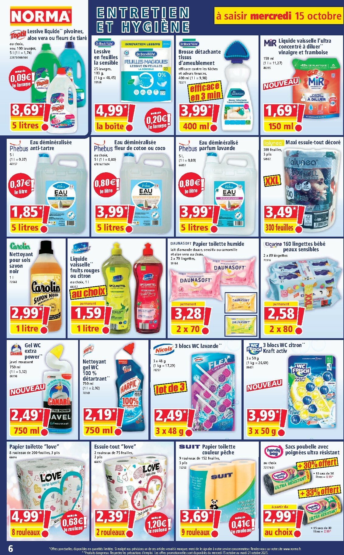 norma - Catalogue NORMA valable du 15/10 au 21/10 - page: 6