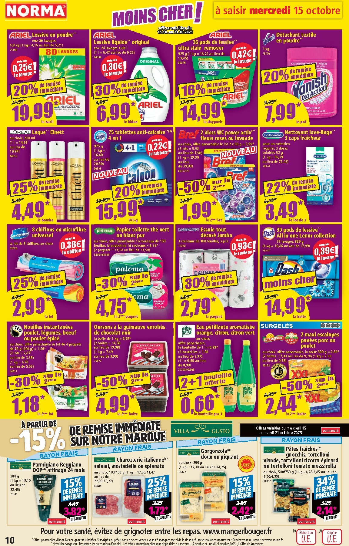 norma - Catalogue NORMA valable du 15/10 au 21/10 - page: 10