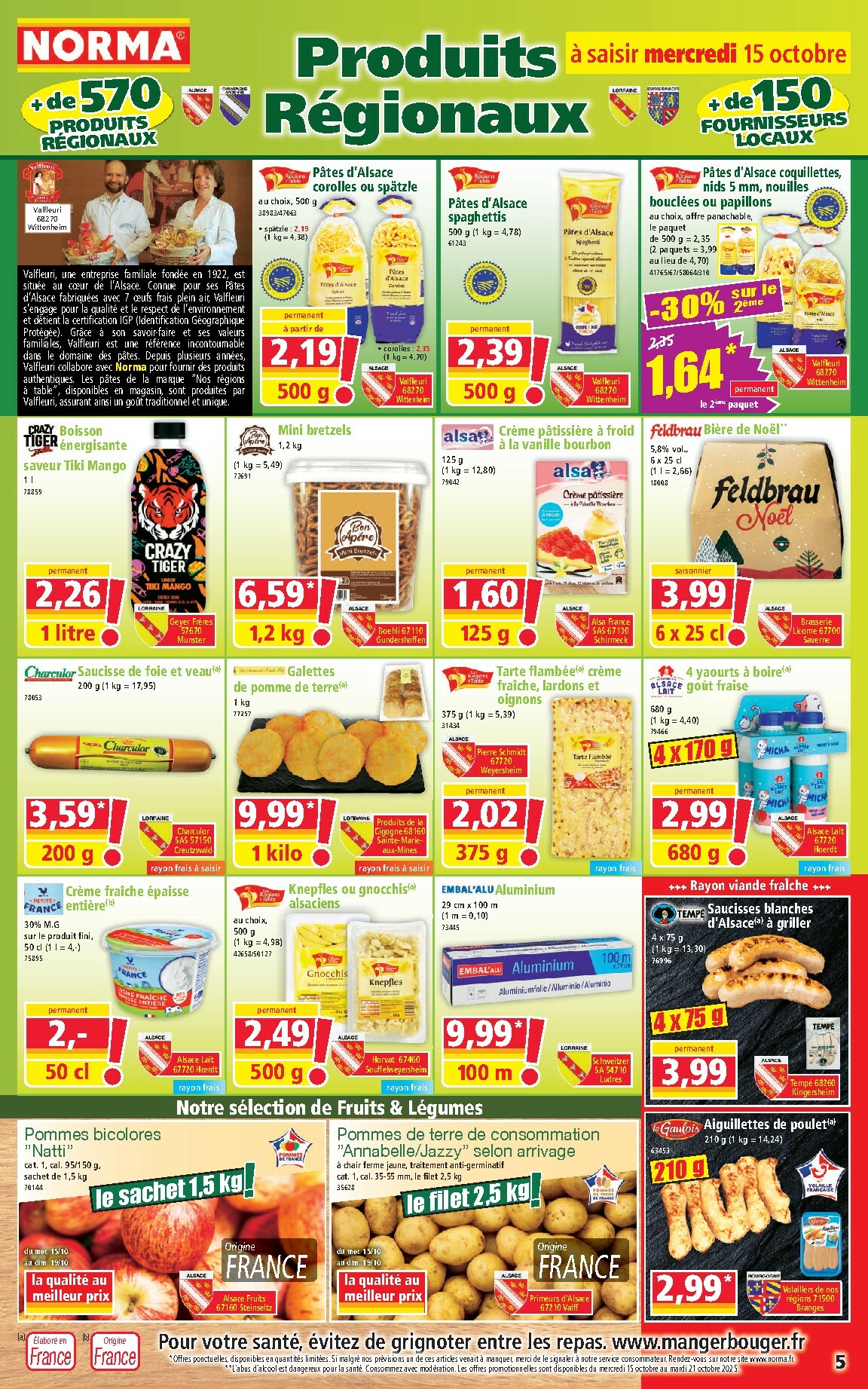 norma - Catalogue NORMA valable du 15/10 au 21/10 - page: 5