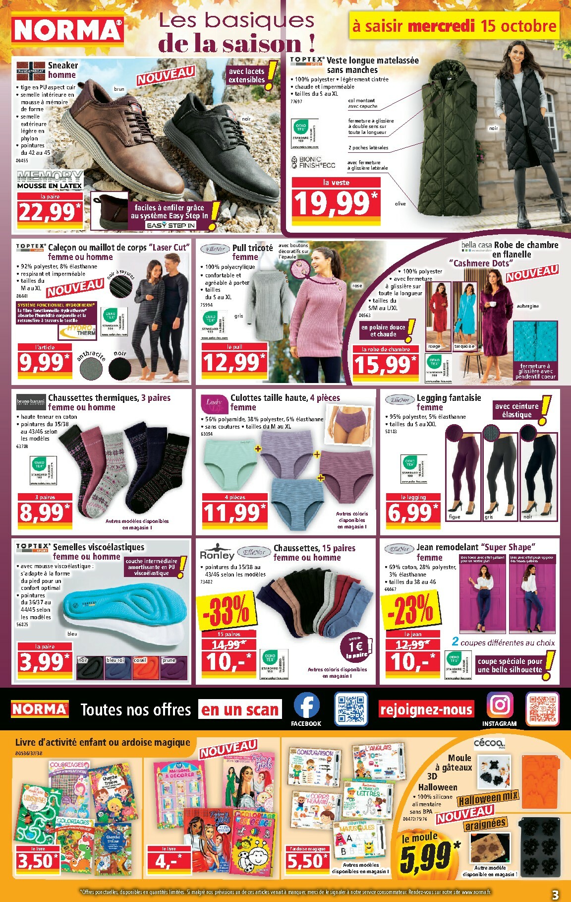 norma - Catalogue NORMA valable du 15/10 au 21/10 - page: 3
