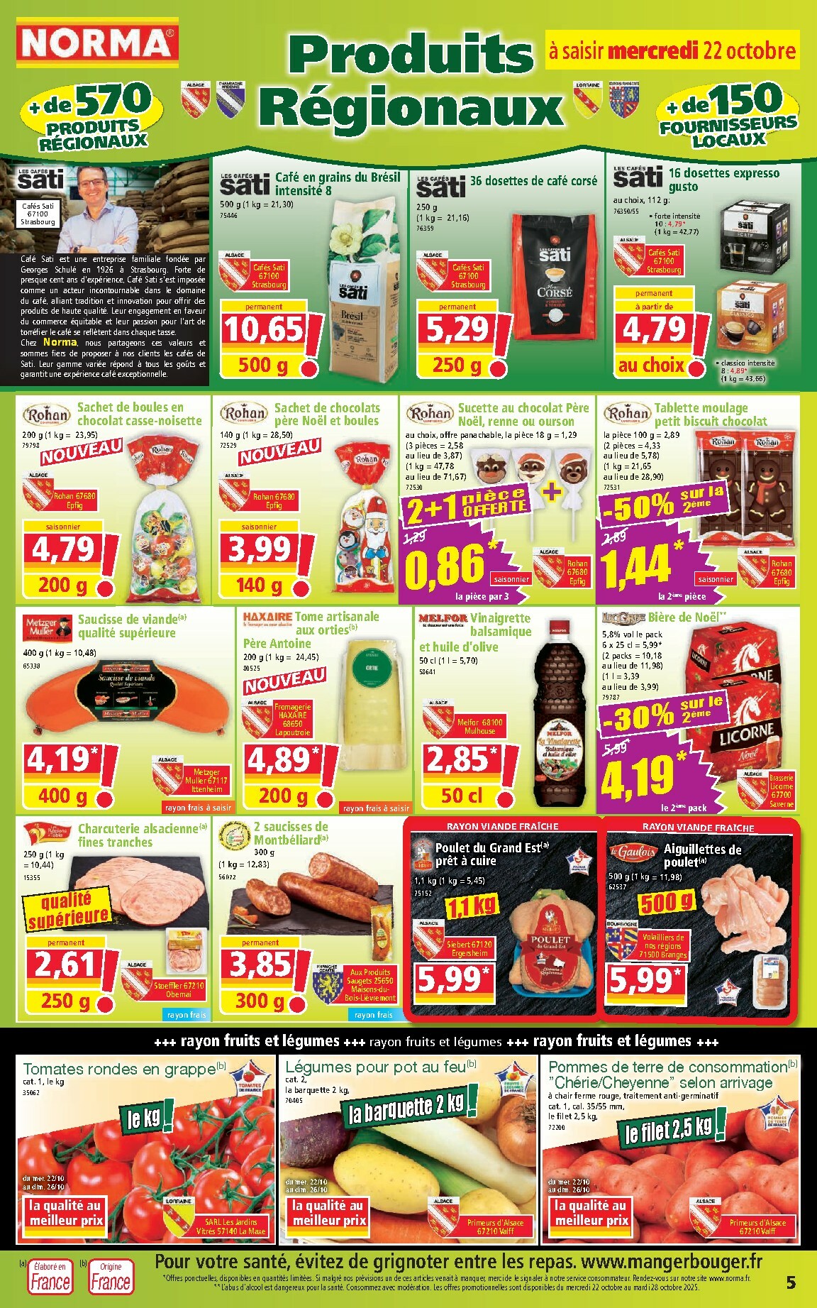 norma - Catalogue NORMA valable du 22/10 au 28/10 - page: 5