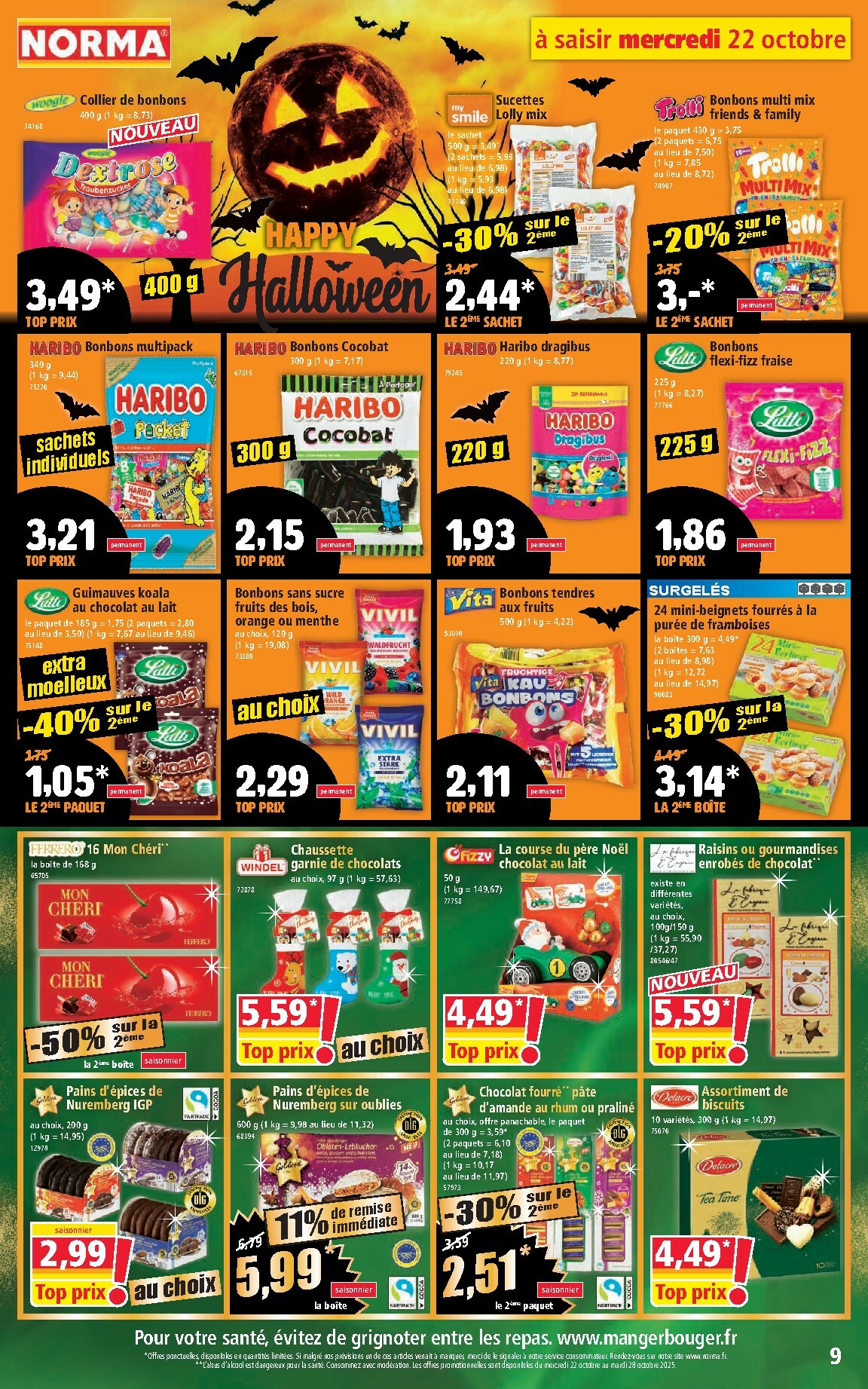 norma - Catalogue NORMA valable du 22/10 au 28/10 - page: 9