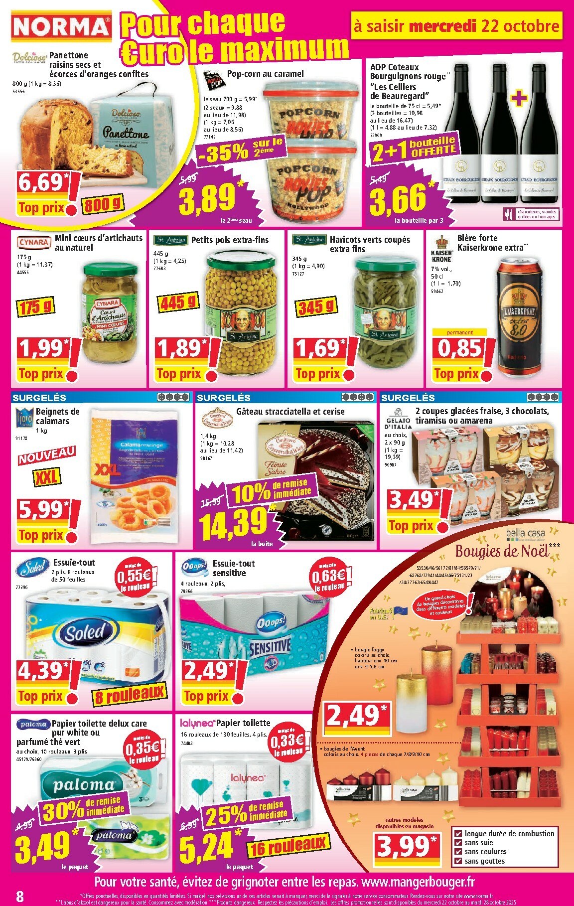 norma - Catalogue NORMA valable du 22/10 au 28/10 - page: 8