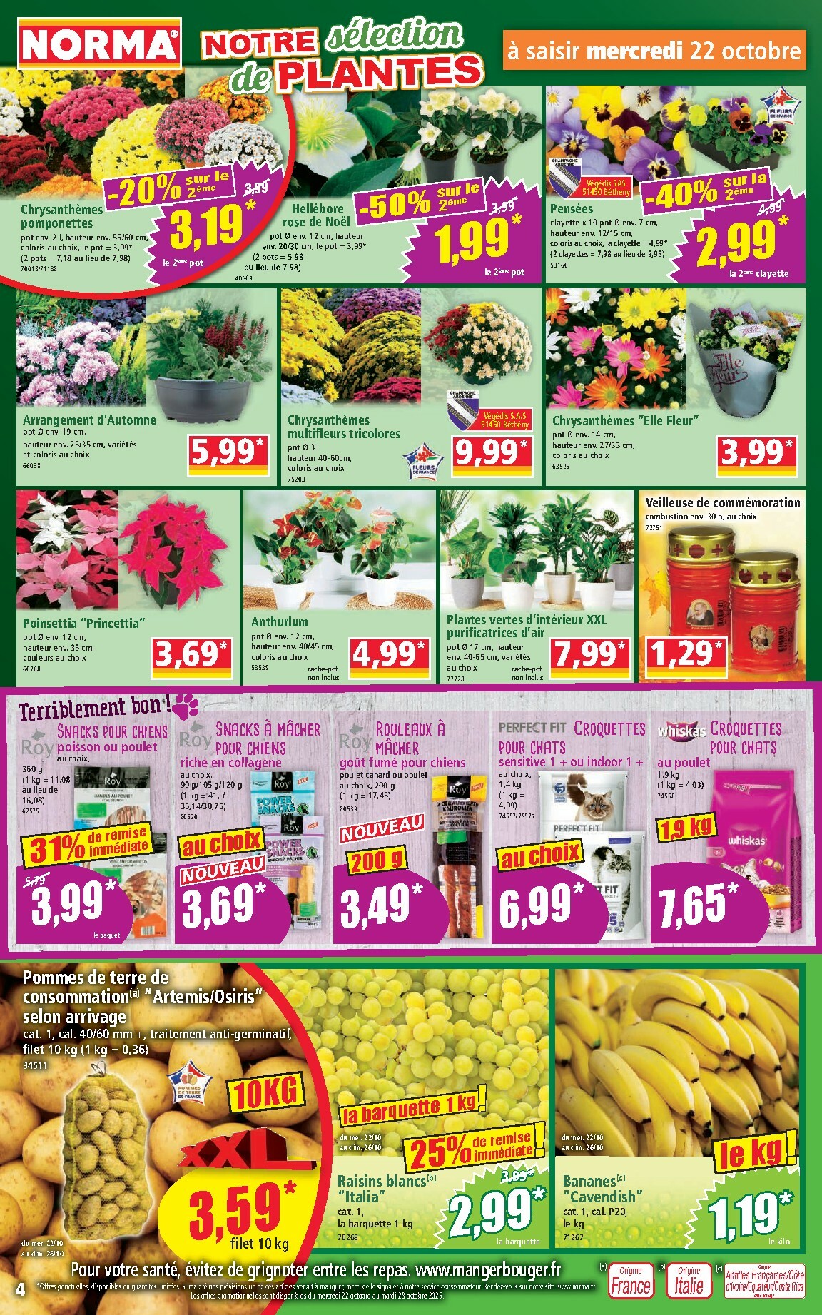 norma - Catalogue NORMA valable du 22/10 au 28/10 - page: 4