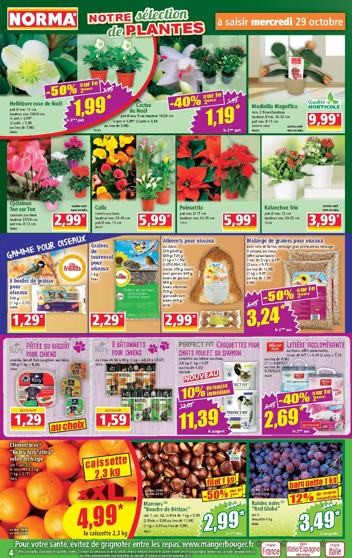 norma - Catalogue NORMA valable du 29/10 au 04/11 - page: 4