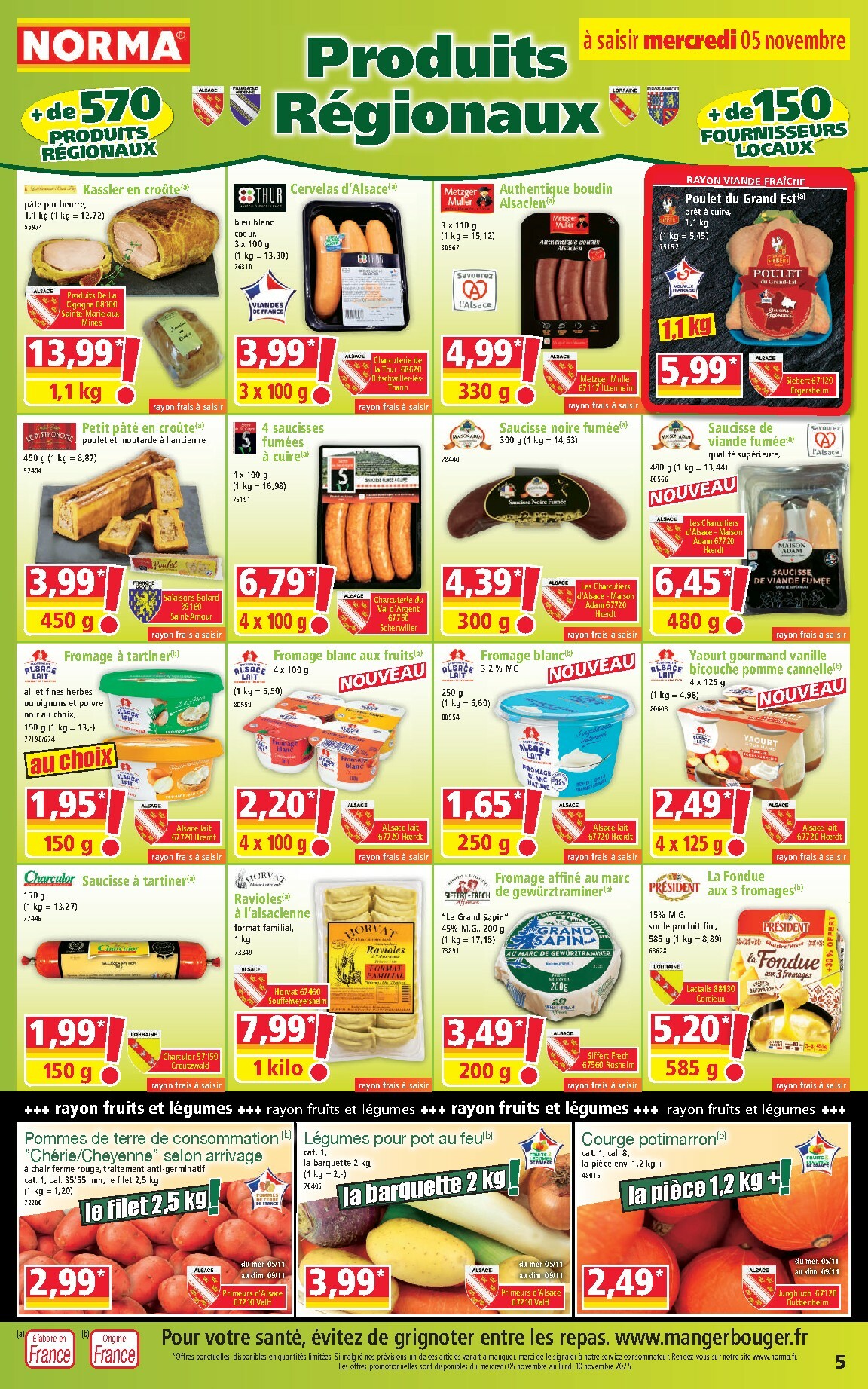 norma - Catalogue NORMA valable du 05/11 au 11/11 - page: 5