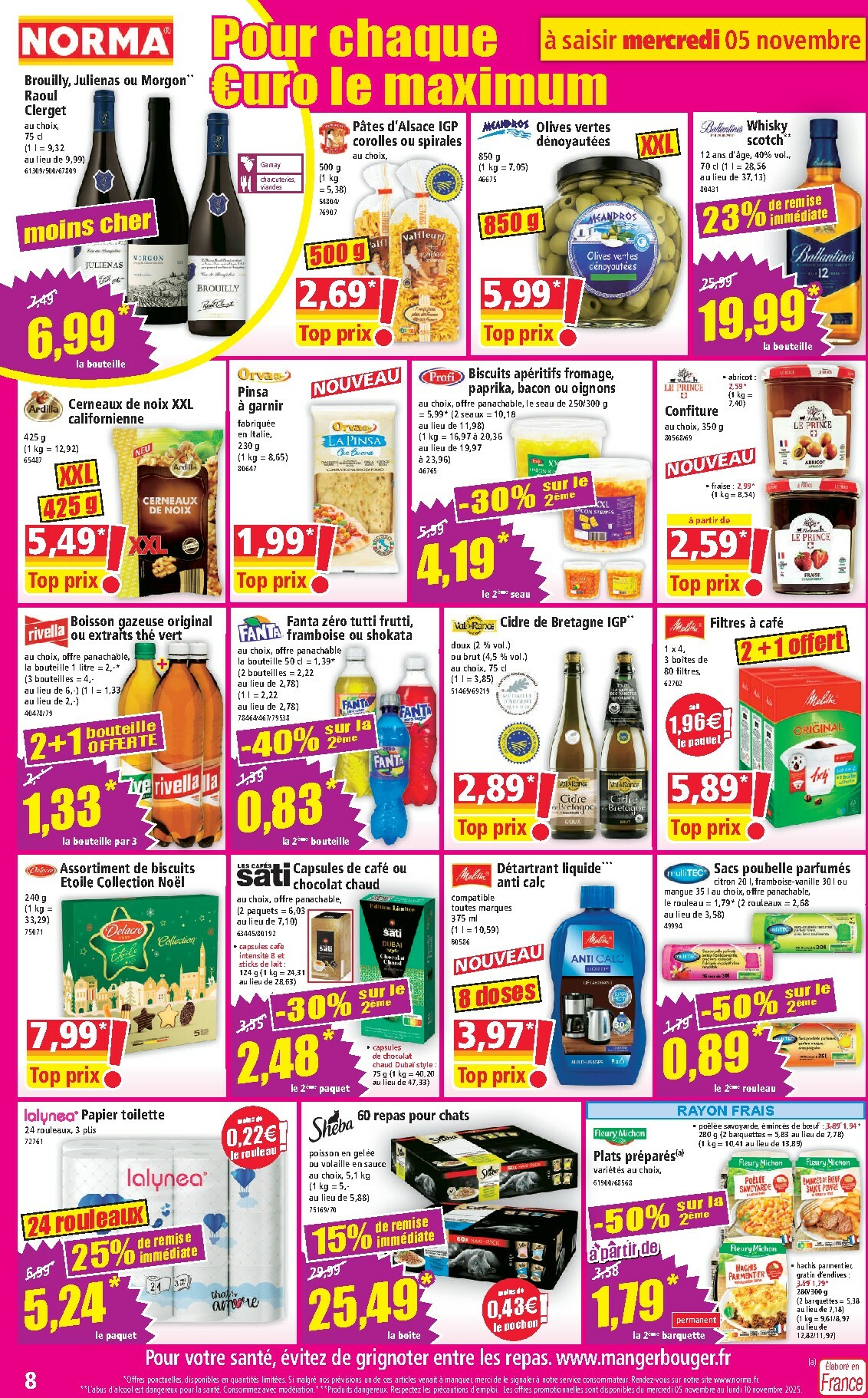 norma - Catalogue NORMA valable du 05/11 au 11/11 - page: 8
