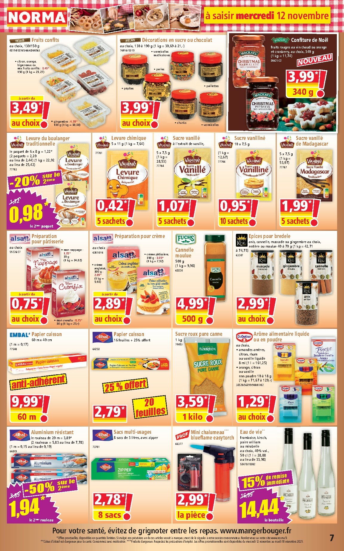 norma - Catalogue NORMA valable du 12/11 au 18/11 - page: 7