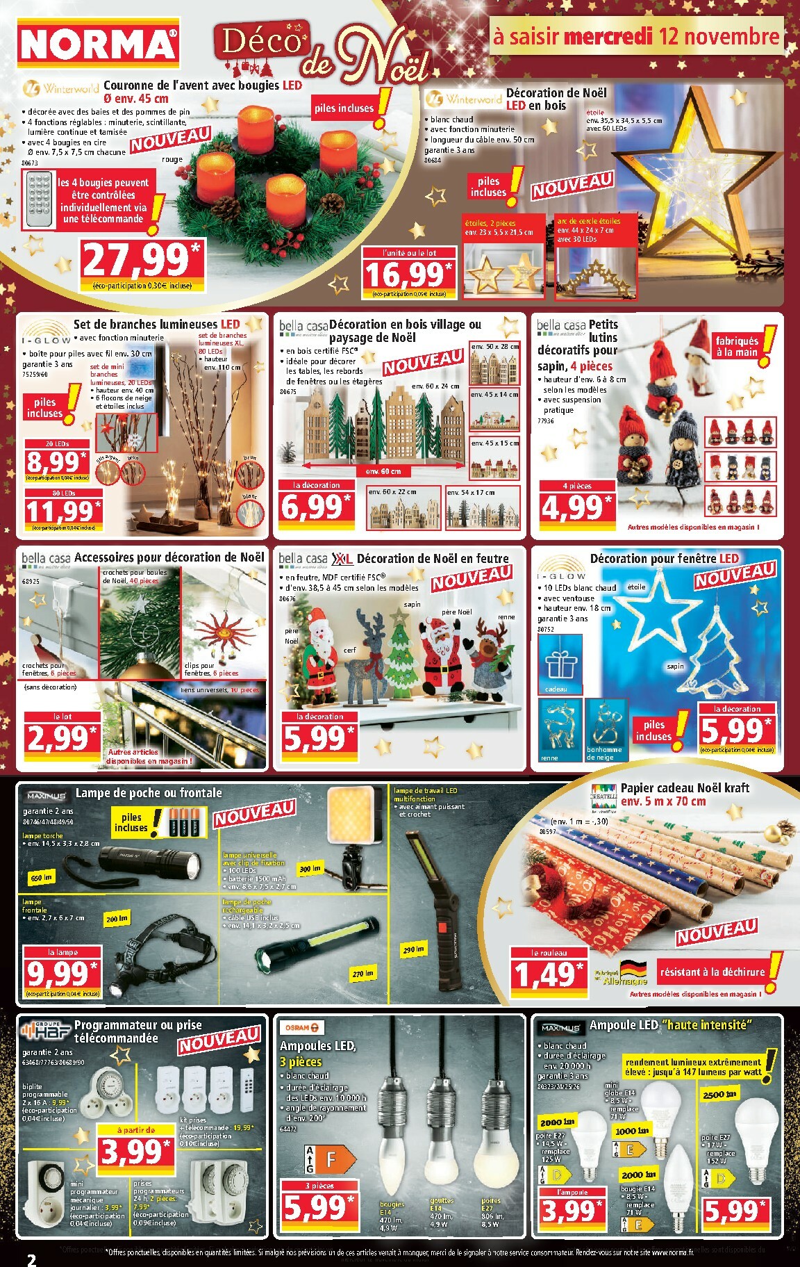 norma - Catalogue NORMA valable du 12/11 au 18/11 - page: 2