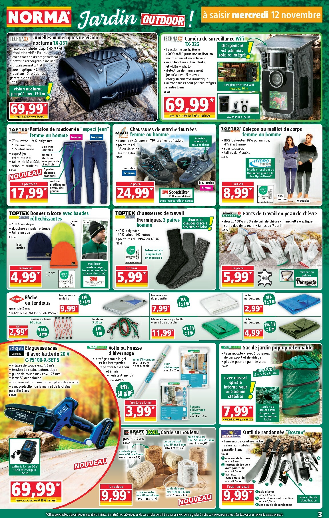 norma - Catalogue NORMA valable du 12/11 au 18/11 - page: 3