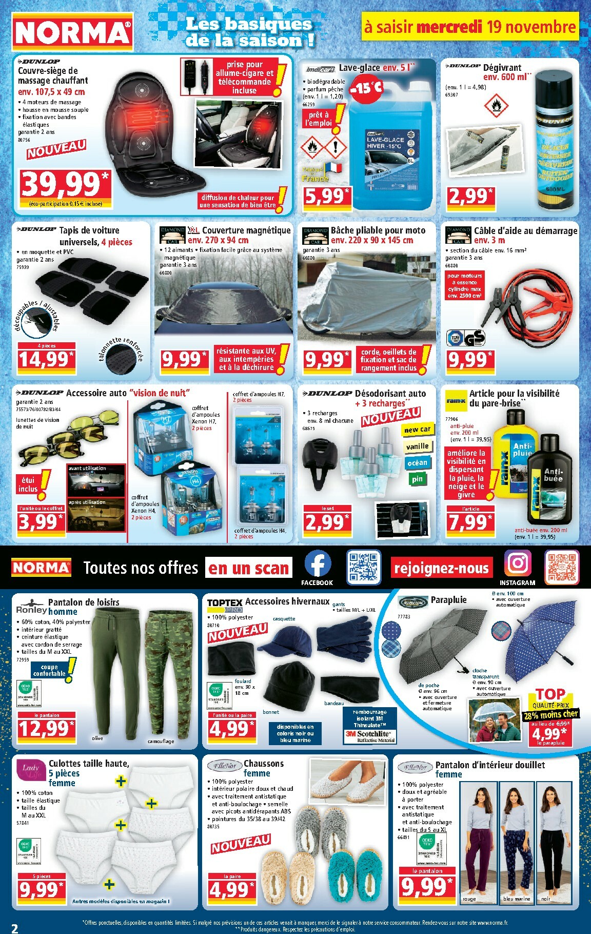 norma - Catalogue NORMA valable du 19/11 au 25/11 - page: 2