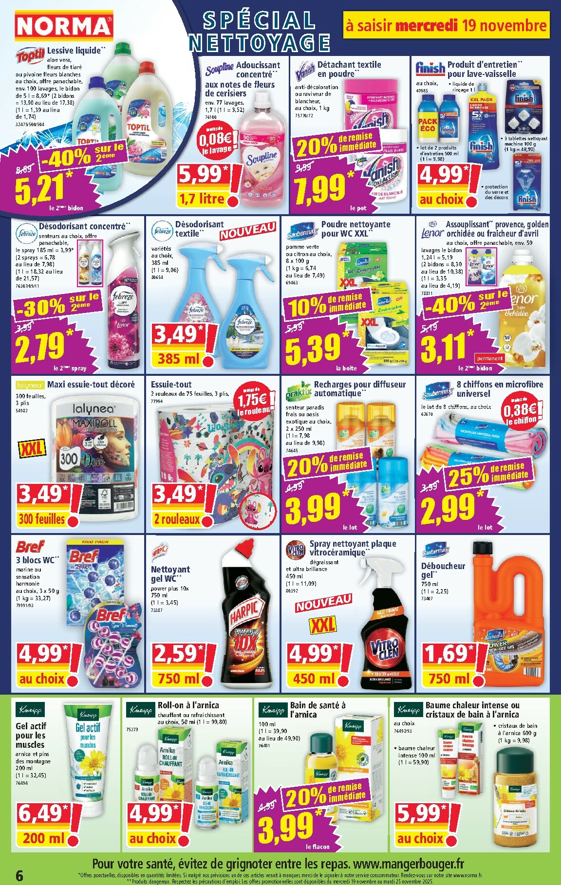 norma - Catalogue NORMA valable du 19/11 au 25/11 - page: 6