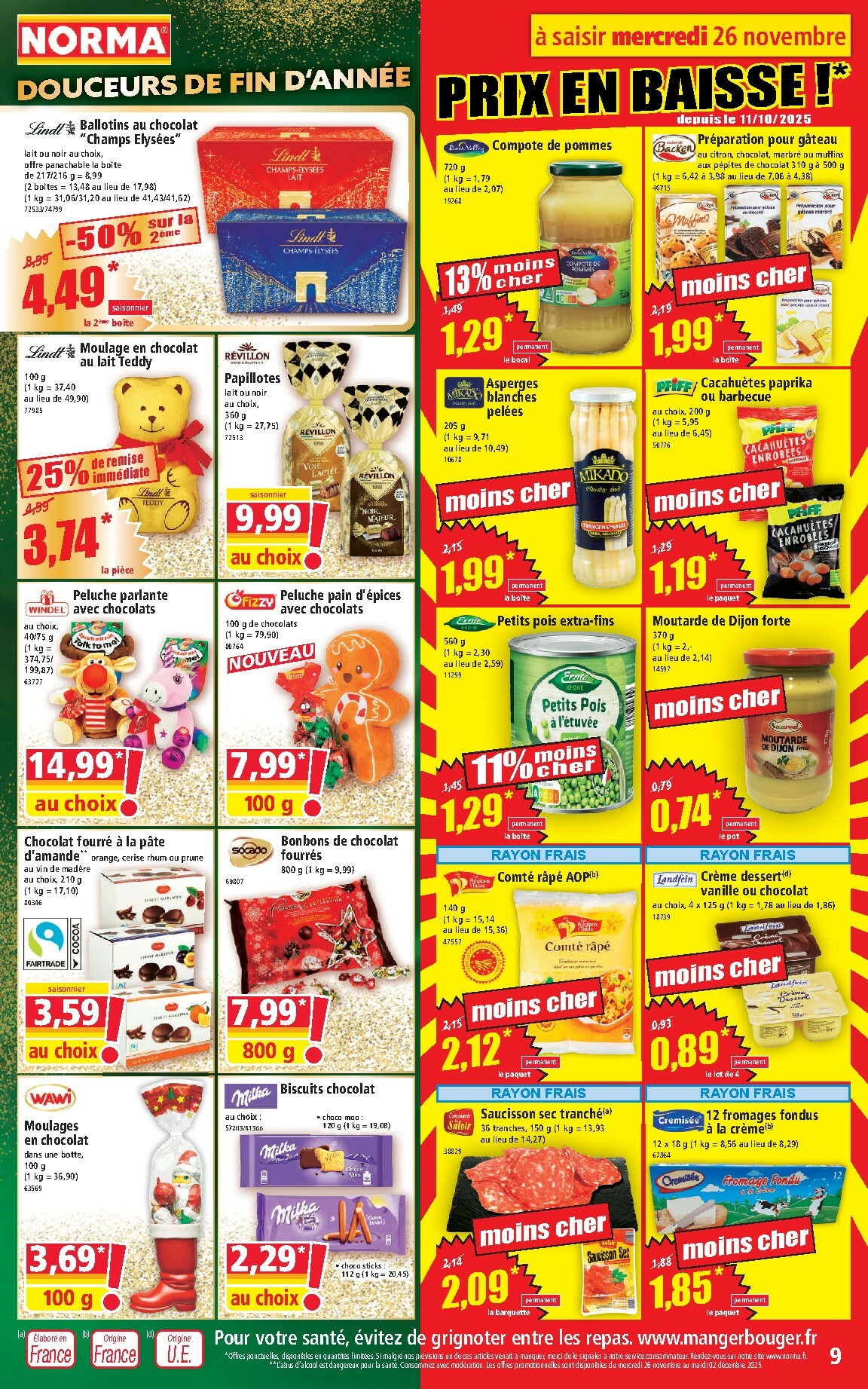 norma - Catalogue NORMA valable du 26/11 au 02/12 - page: 9