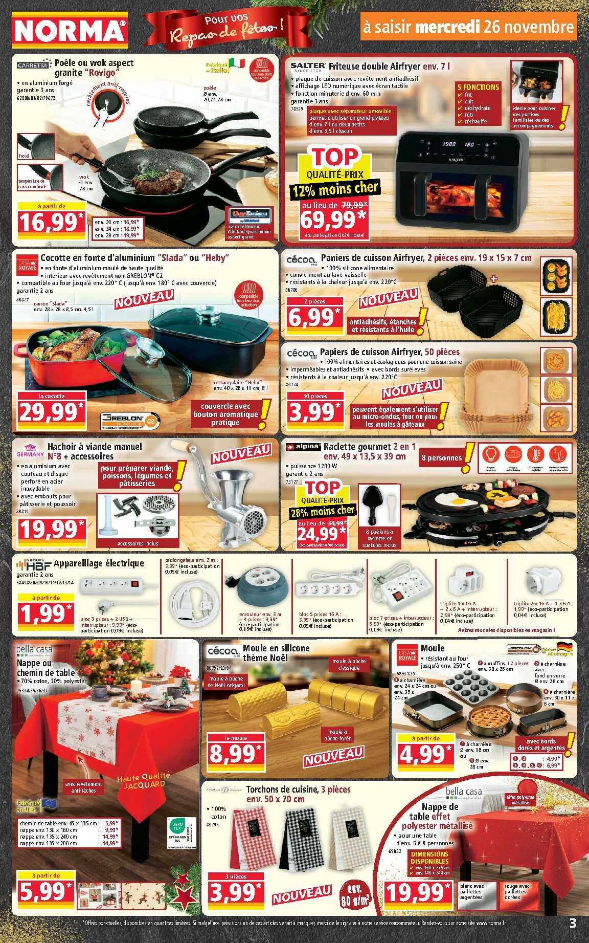 norma - Catalogue NORMA valable du 26/11 au 02/12 - page: 3